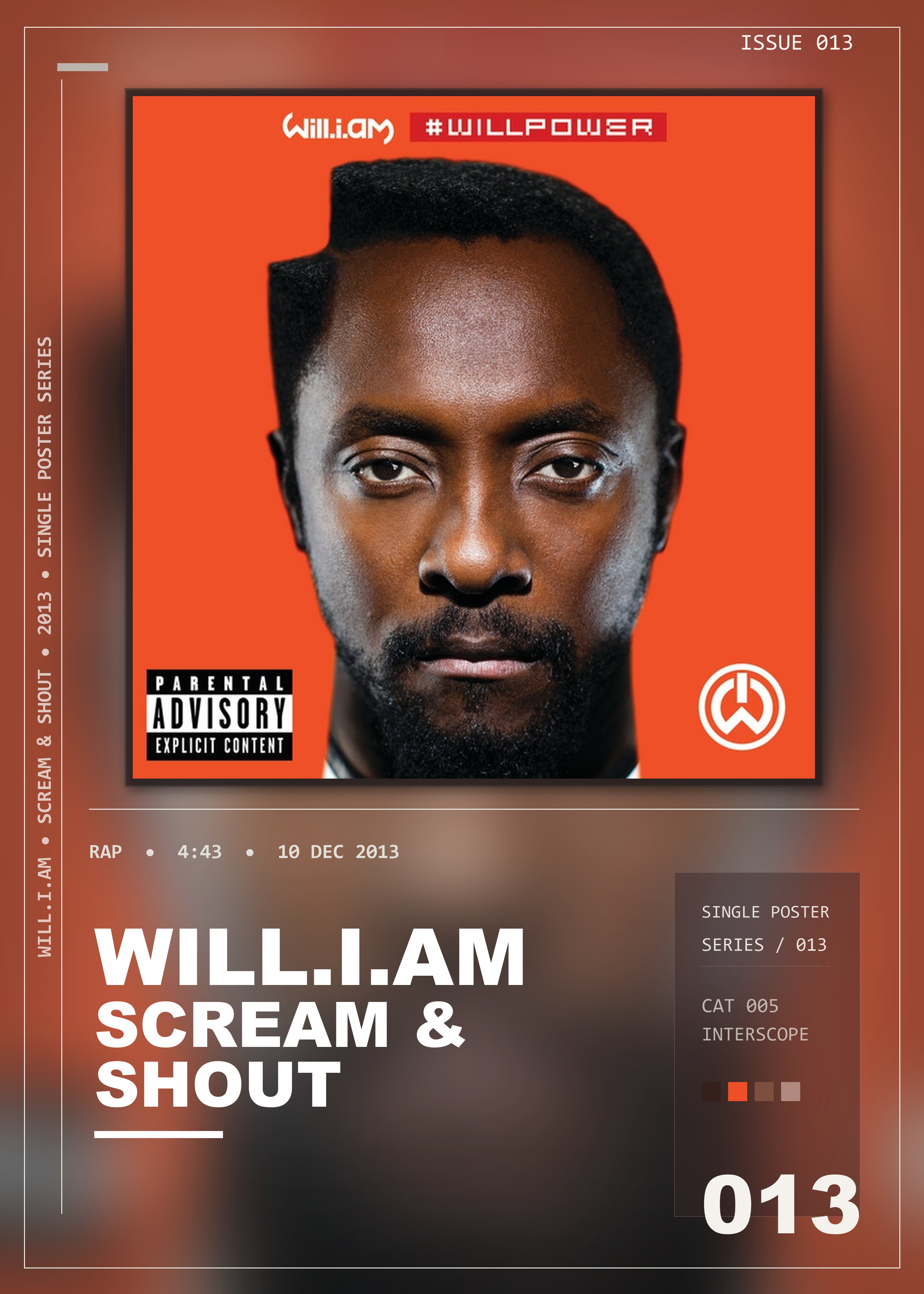 Music poster: william - Scream Shout