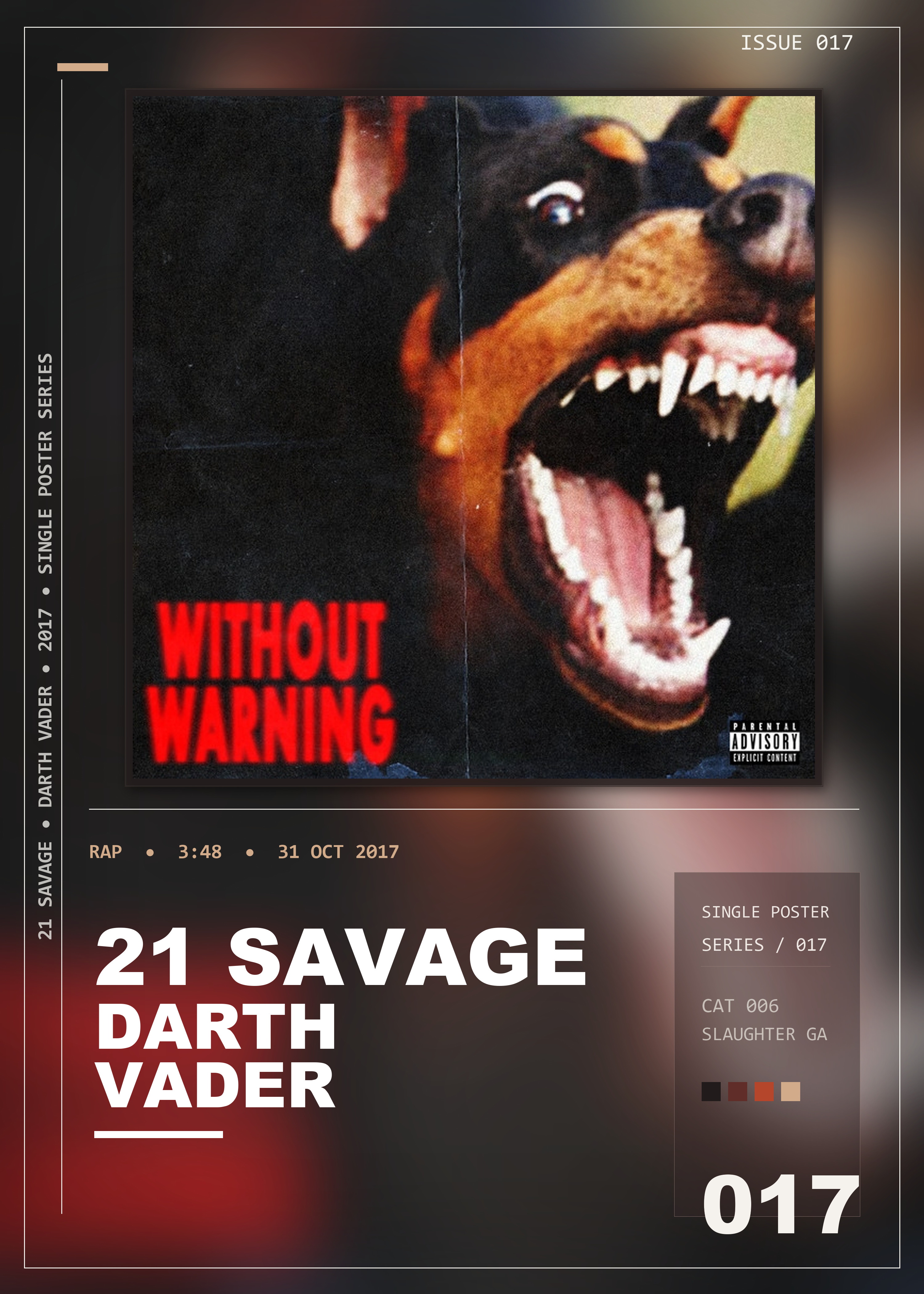 Music poster: 21 Savage - Darth Vader