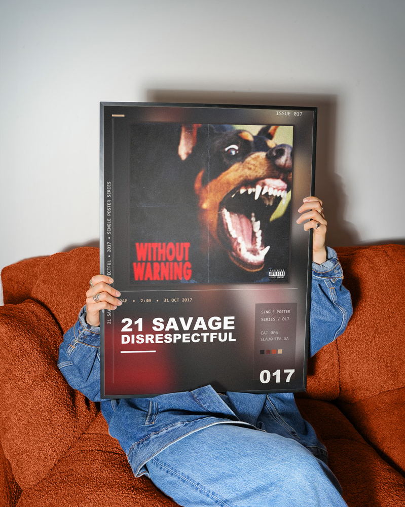 Music poster: 21 Savage - Disrespectful