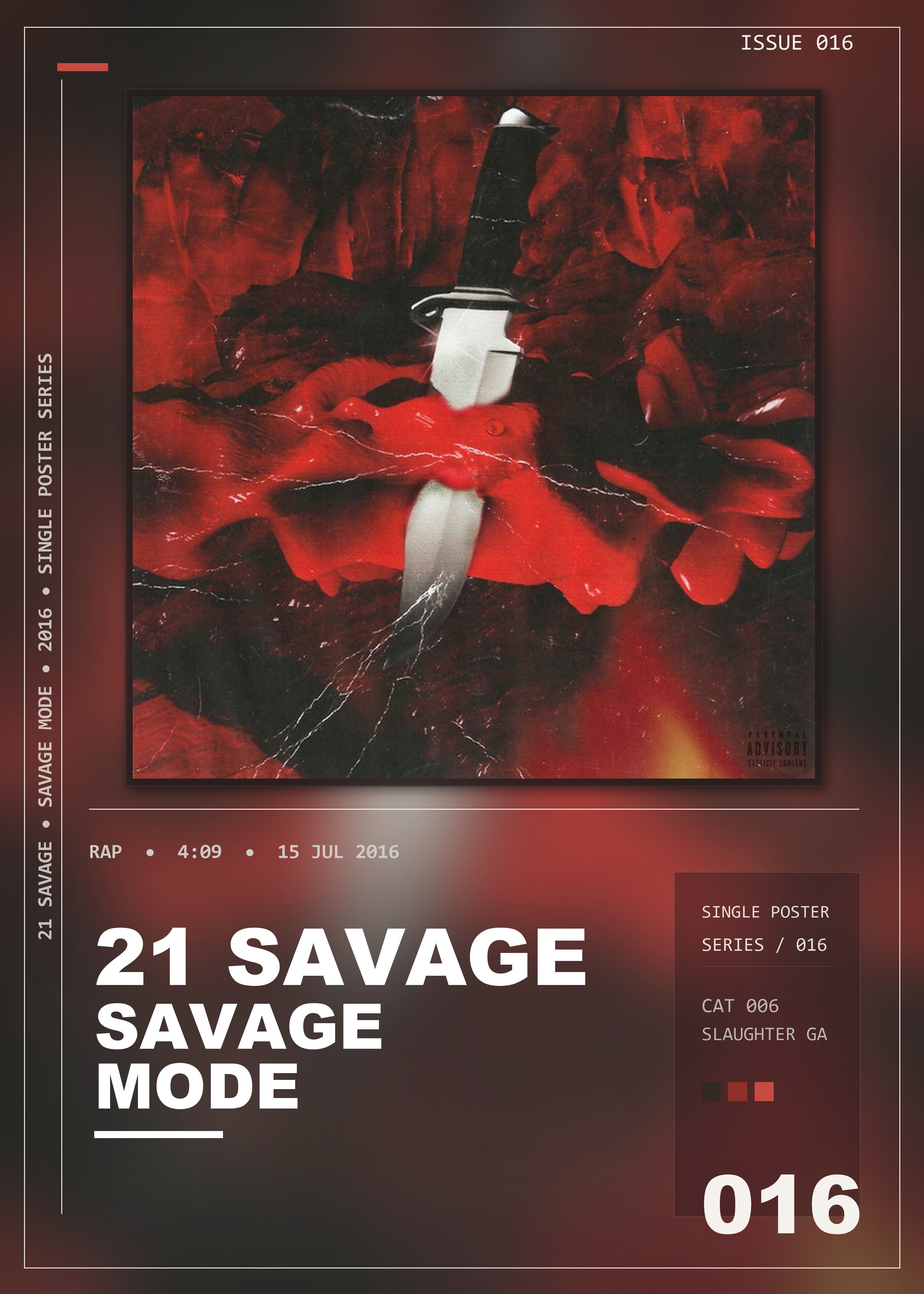Music poster: 21 Savage - Savage Mode
