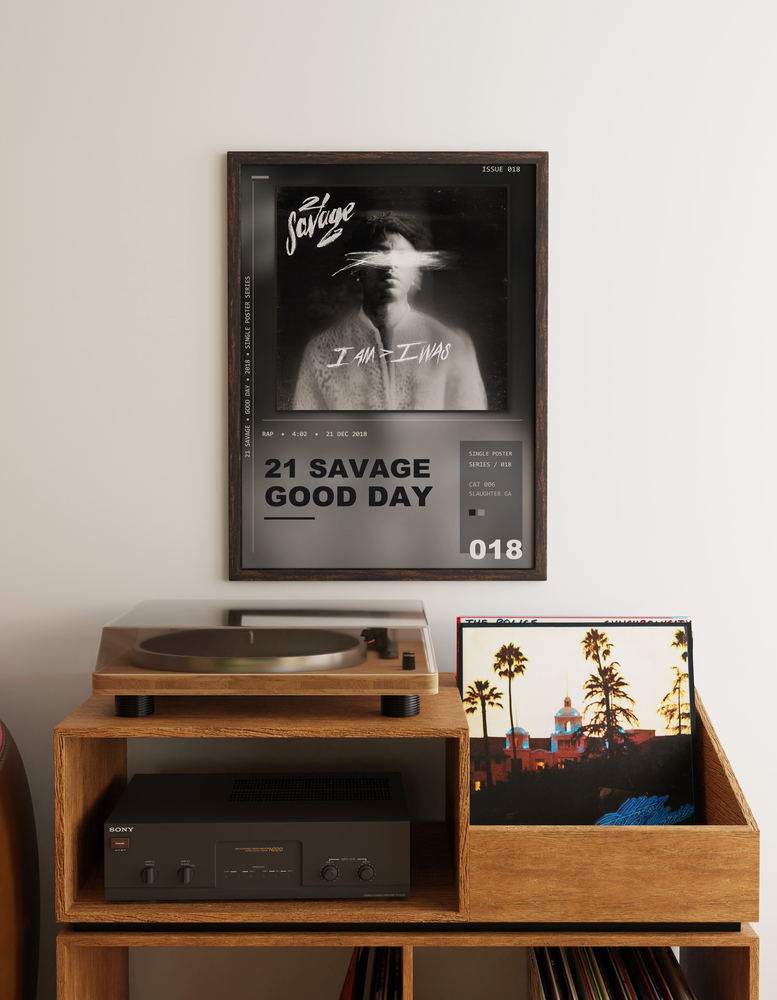 Music poster: 21 Savage - good day