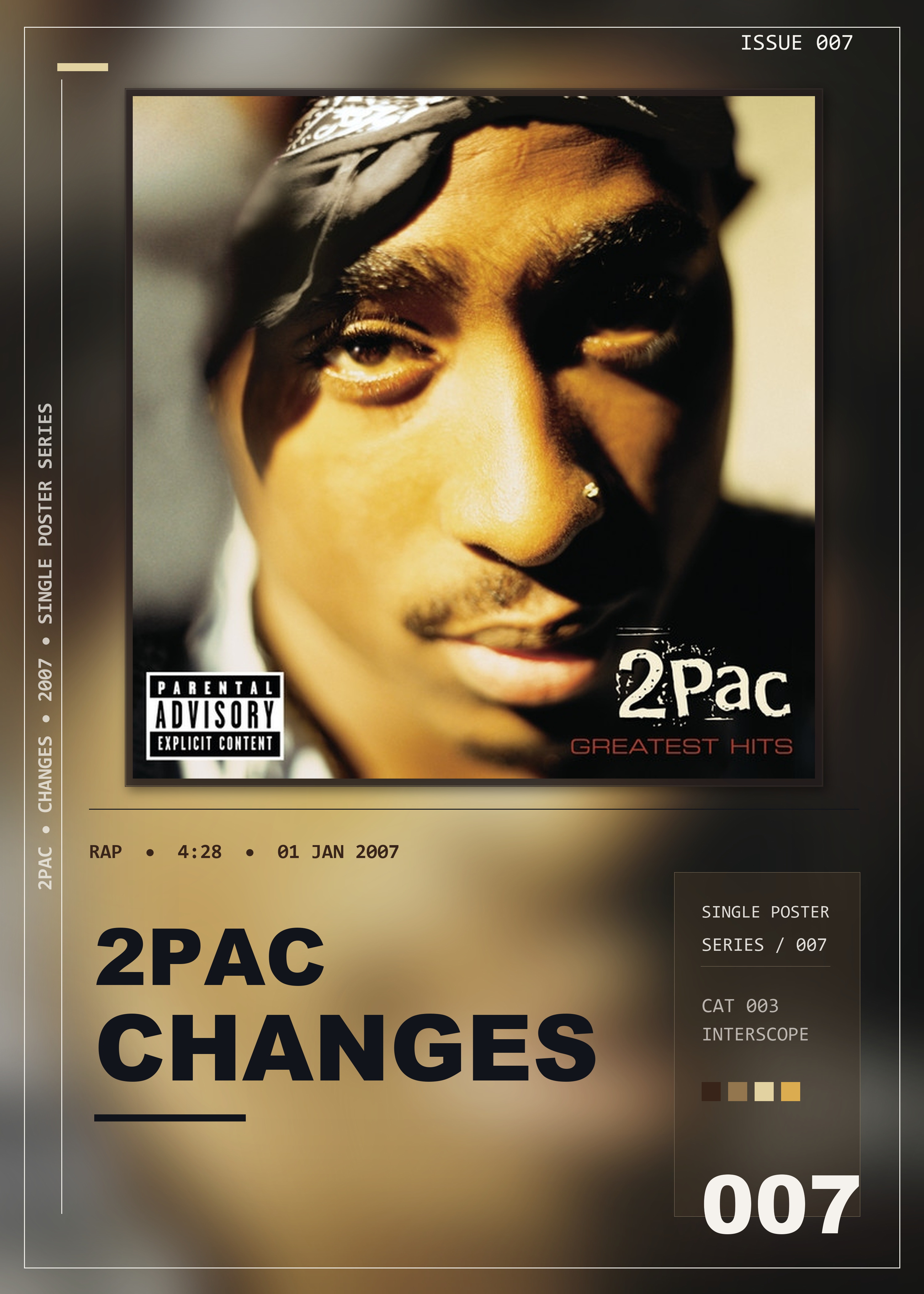 Music poster: 2Pac - Changes