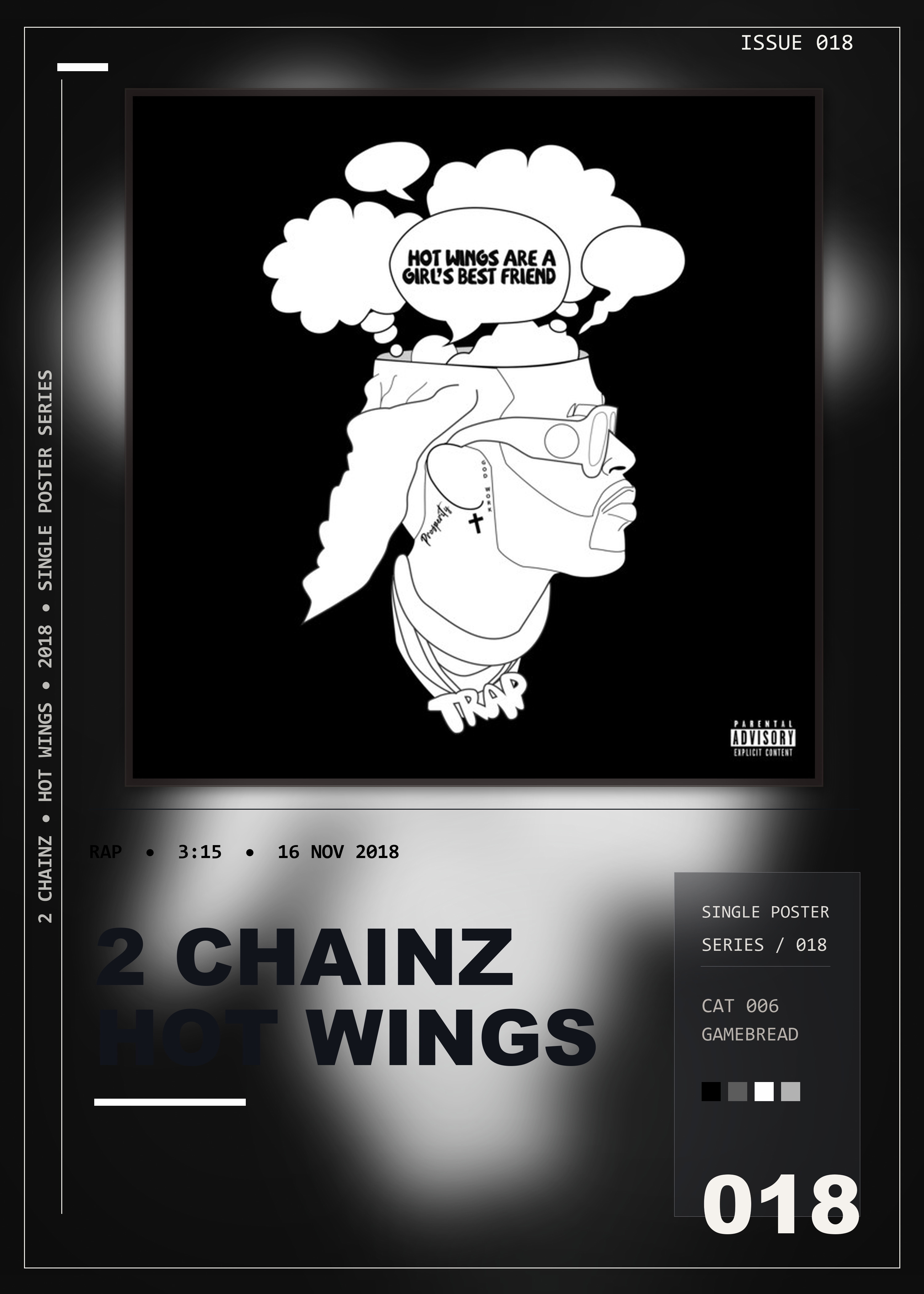 Music poster: 2 Chainz - Hot Wings