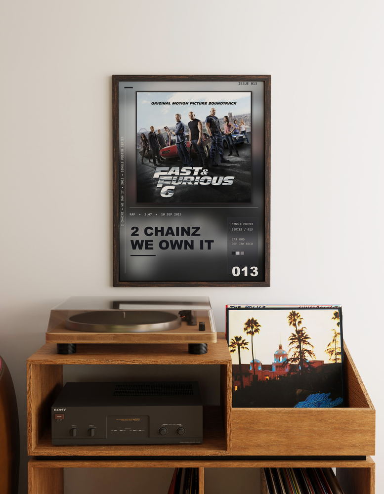 Music poster: 2 Chainz - We Own It Fast Furious