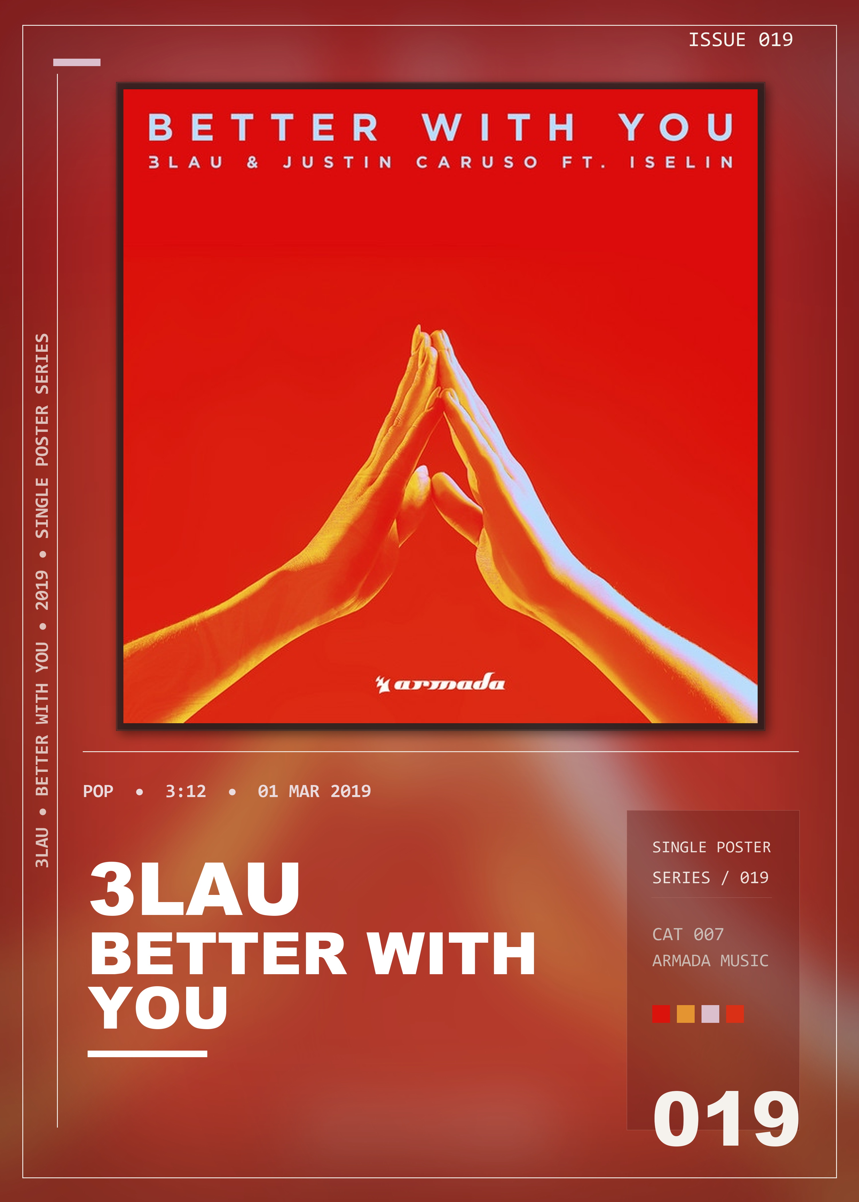 Music poster: 3LAU - Better With You