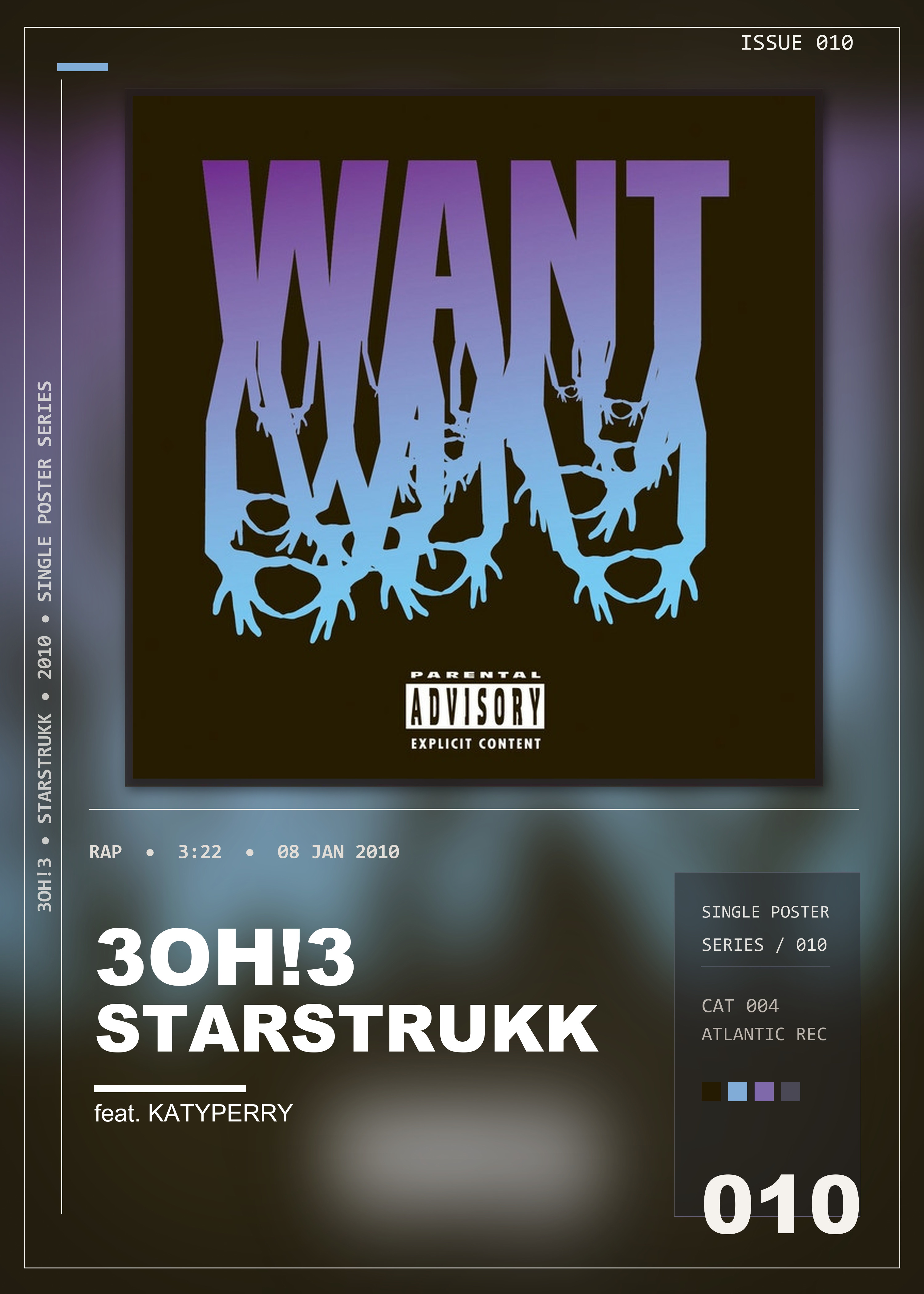 Music poster: 3OH3 - STARSTRUKK feat KATYPERRY