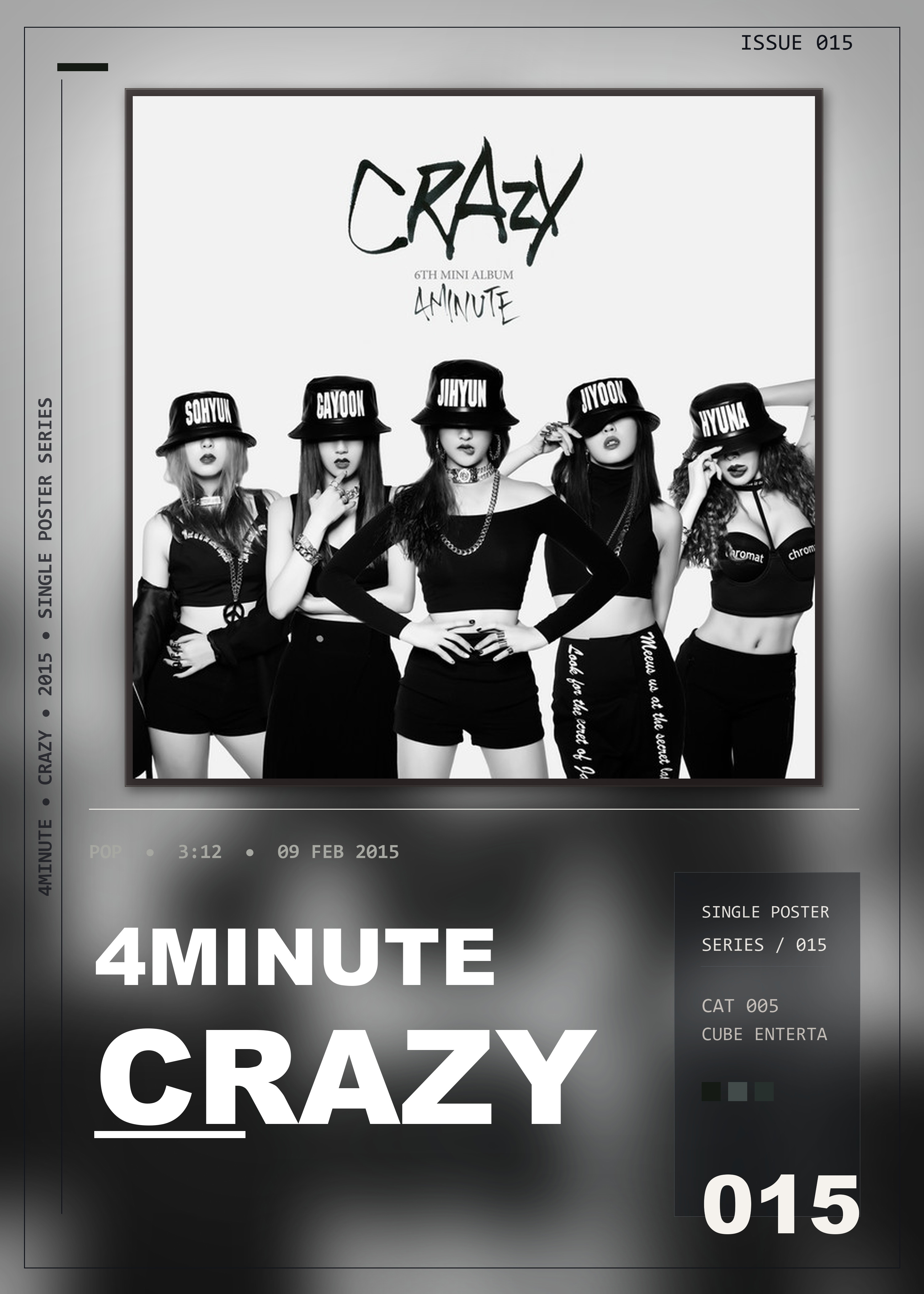 Music poster: 4Minute - Crazy