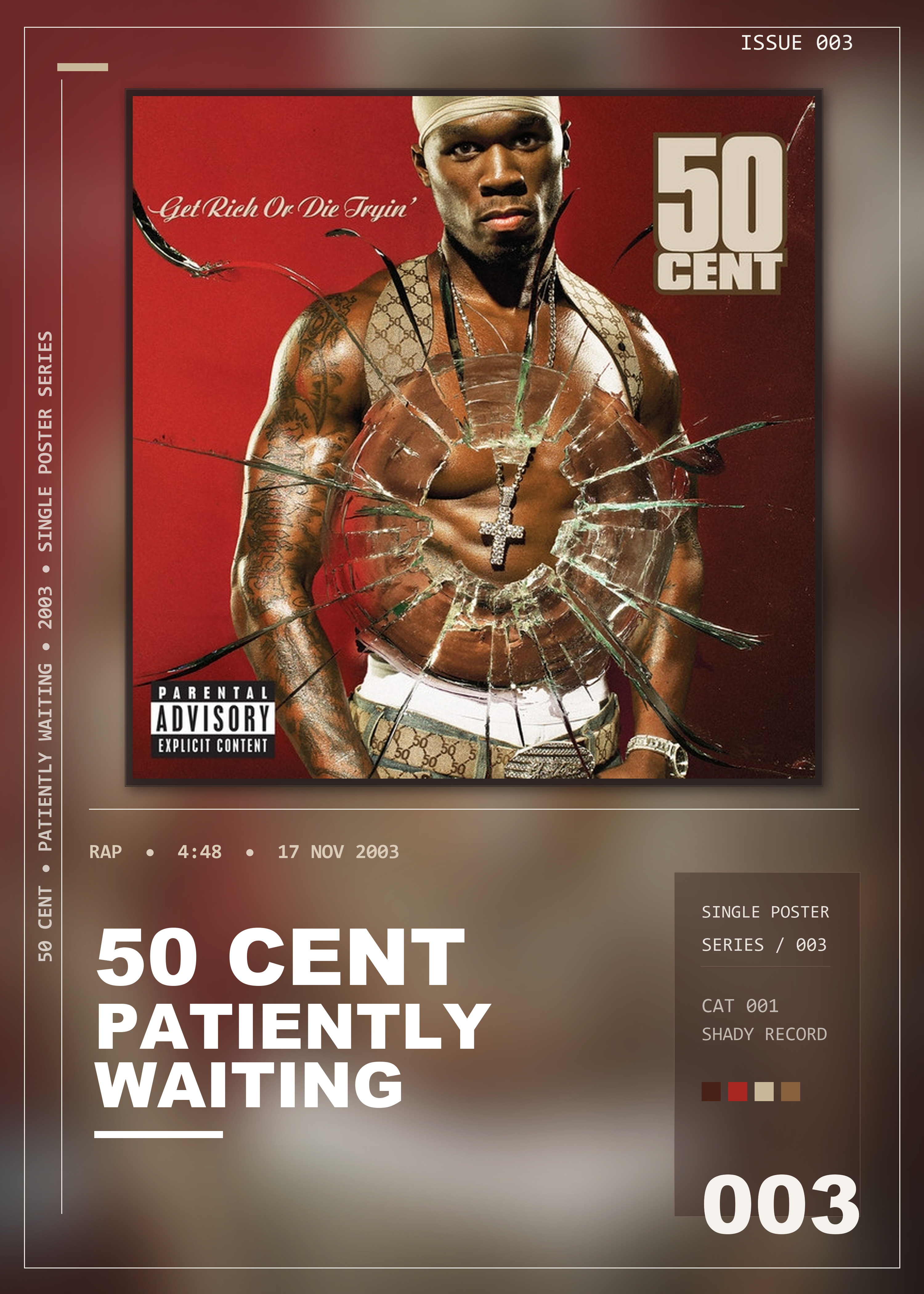 Music poster: 50 Cent - Patiently Waiting