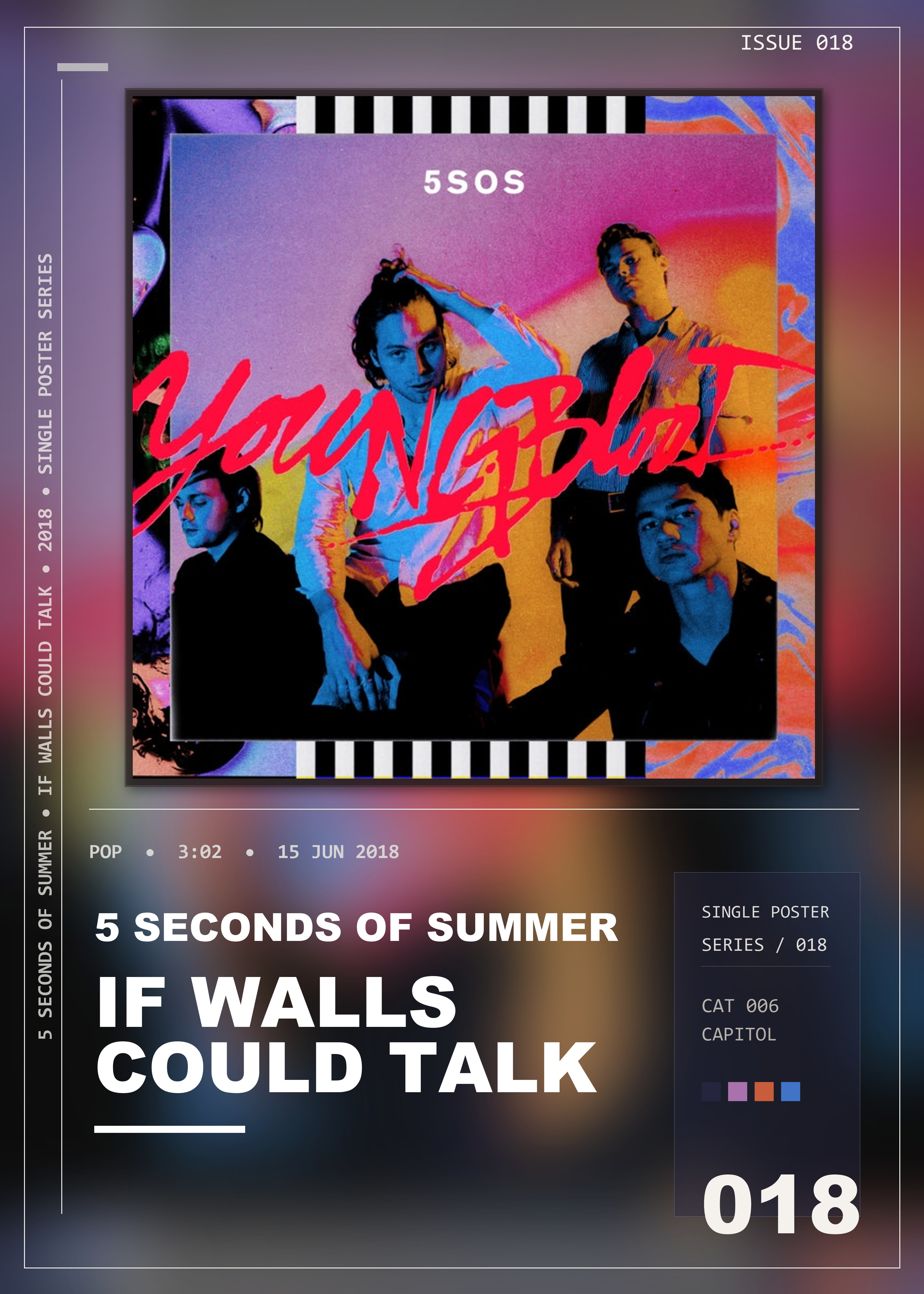 Music poster: 5 Seconds of Summer - If Walls Could Talk