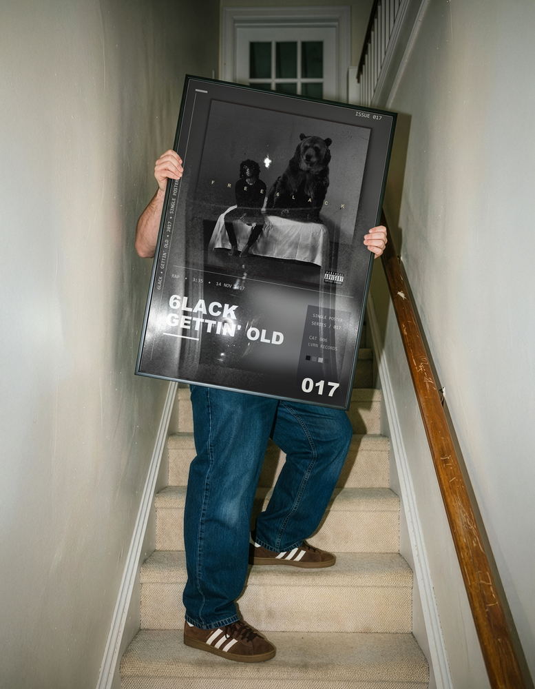 Music poster: 6LACK - Gettin Old