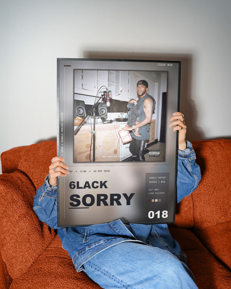 Music poster: 6LACK - Sorry