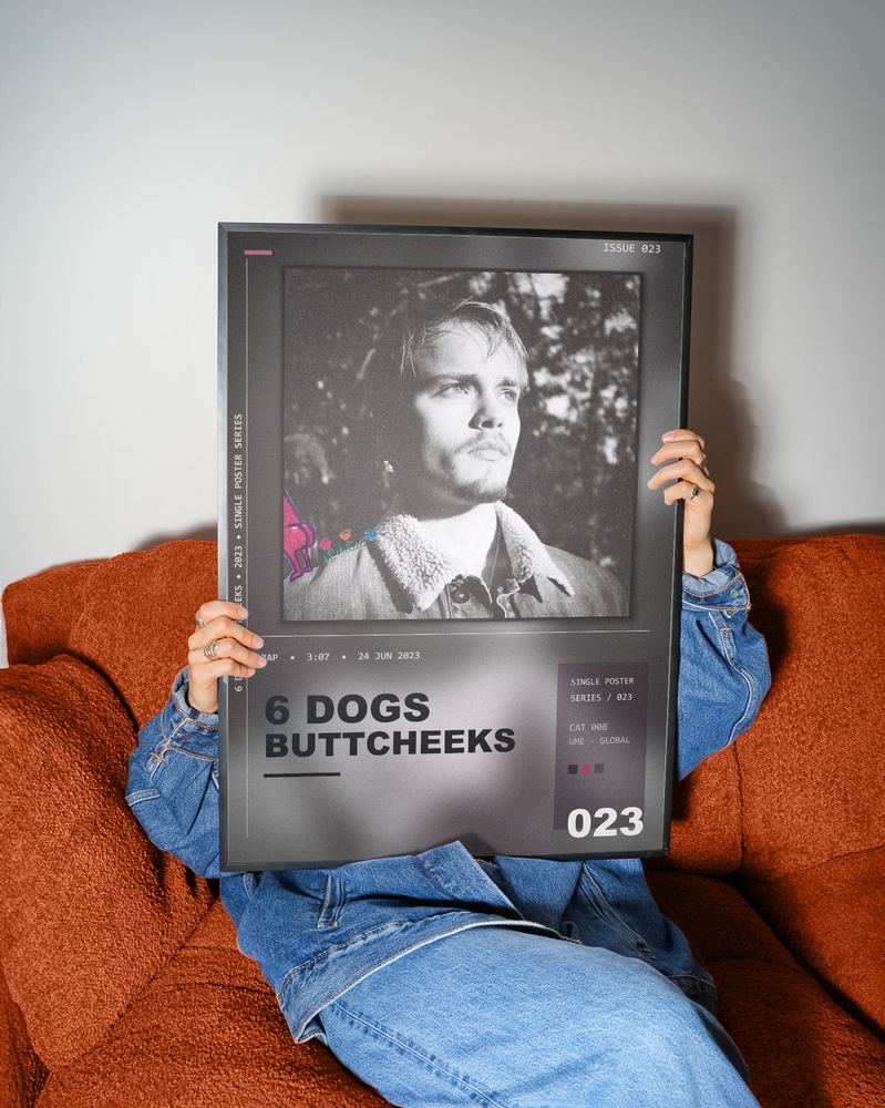 Music poster: 6 Dogs - Buttcheeks