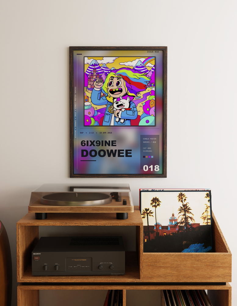 Music poster: 6ix9ine - DOOWEE