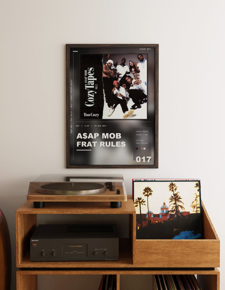 Music poster: AAP Mob - Frat Rules