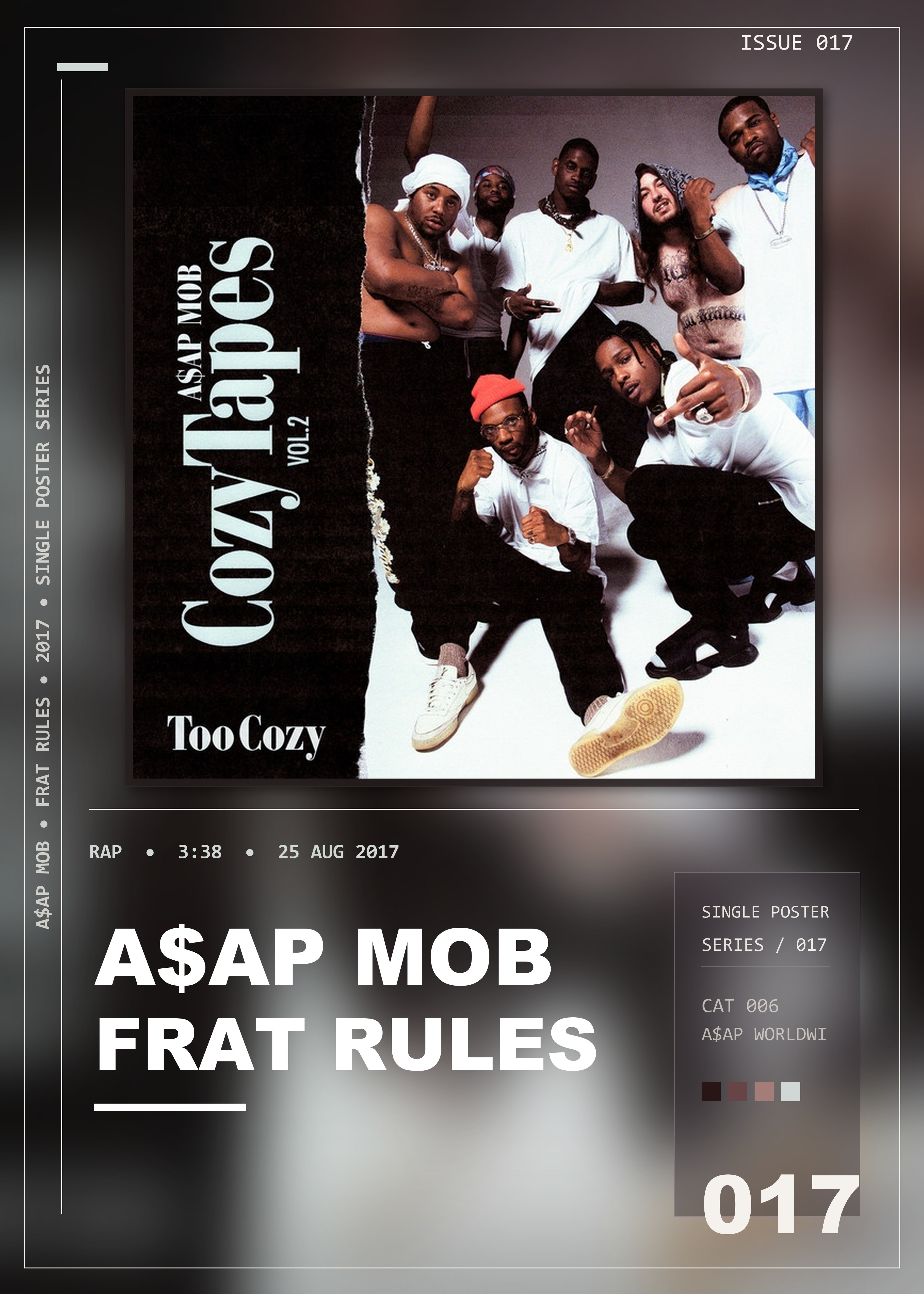 Music poster: AAP Mob - Frat Rules