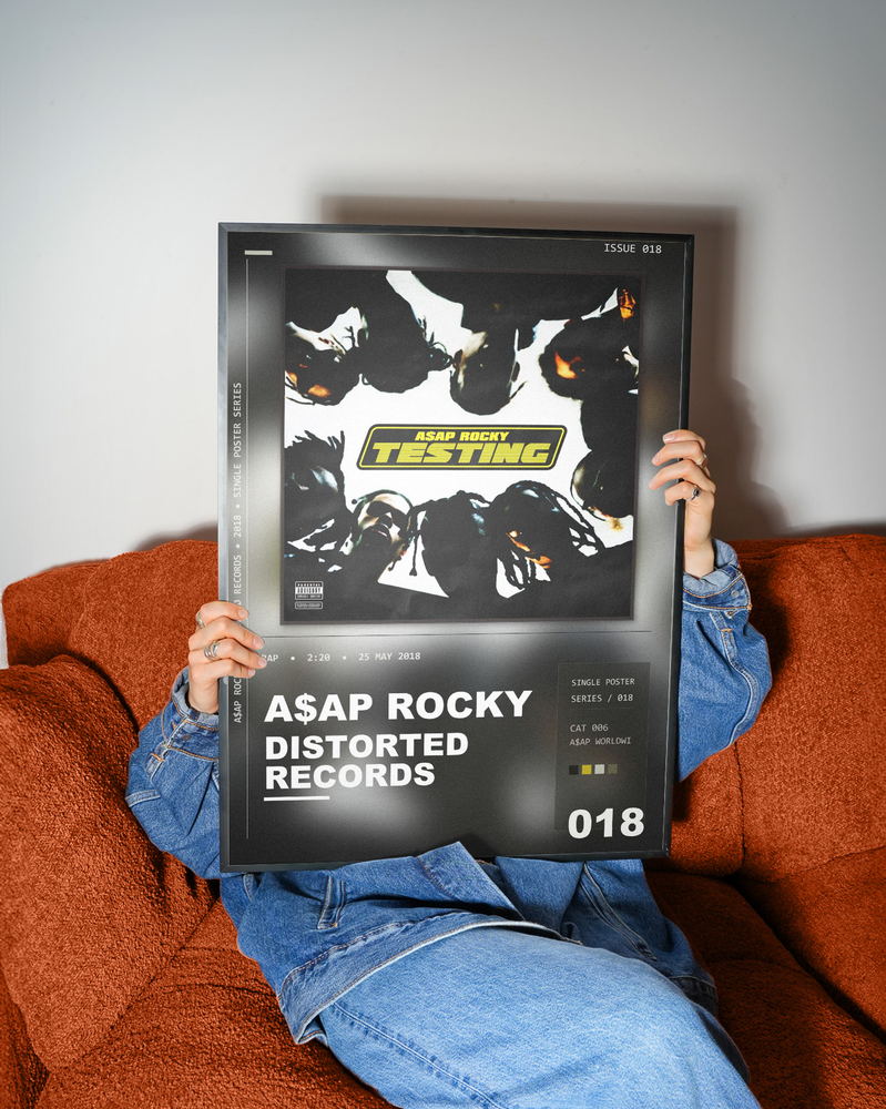 Music poster: AAP Rocky - Distorted Records