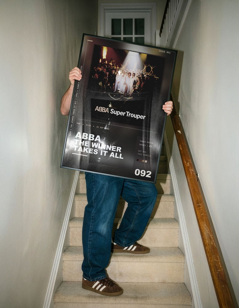 Music poster: ABBA - The Winner Takes It All