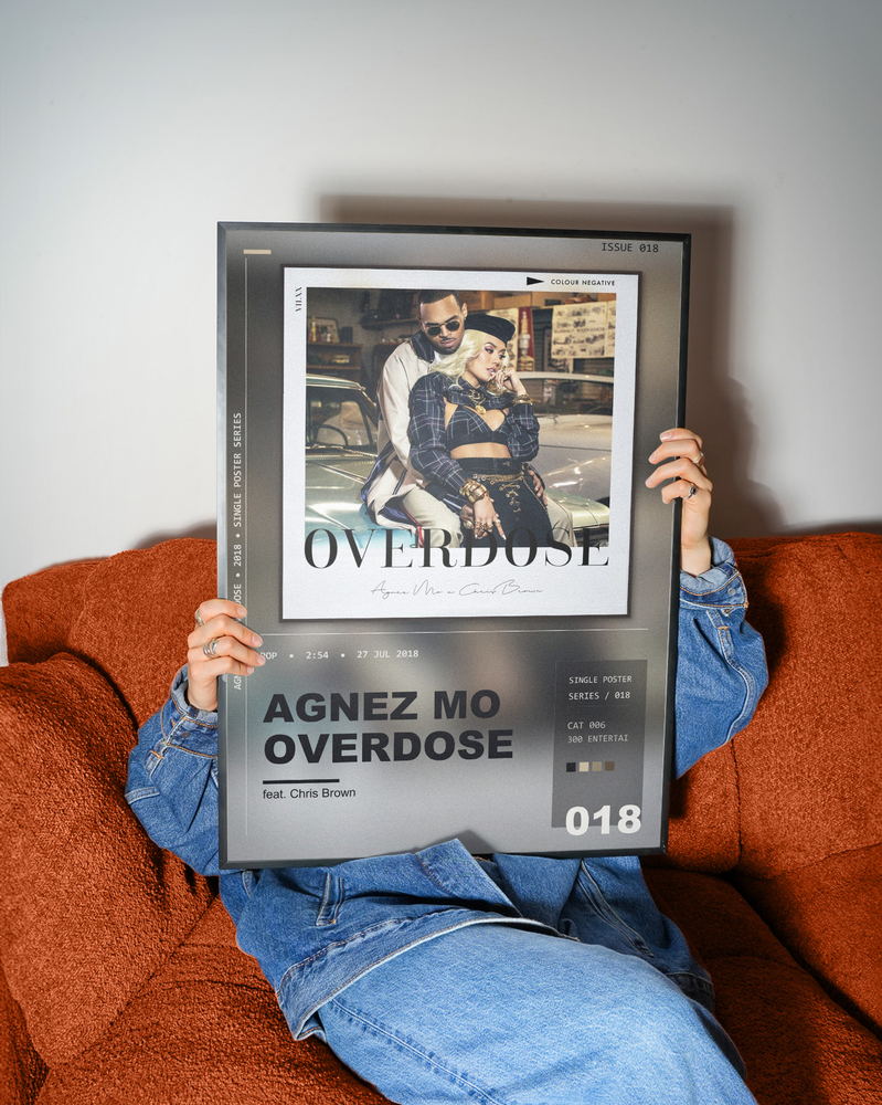 Music poster: AGNEZ MO - Overdose feat Chris Brown