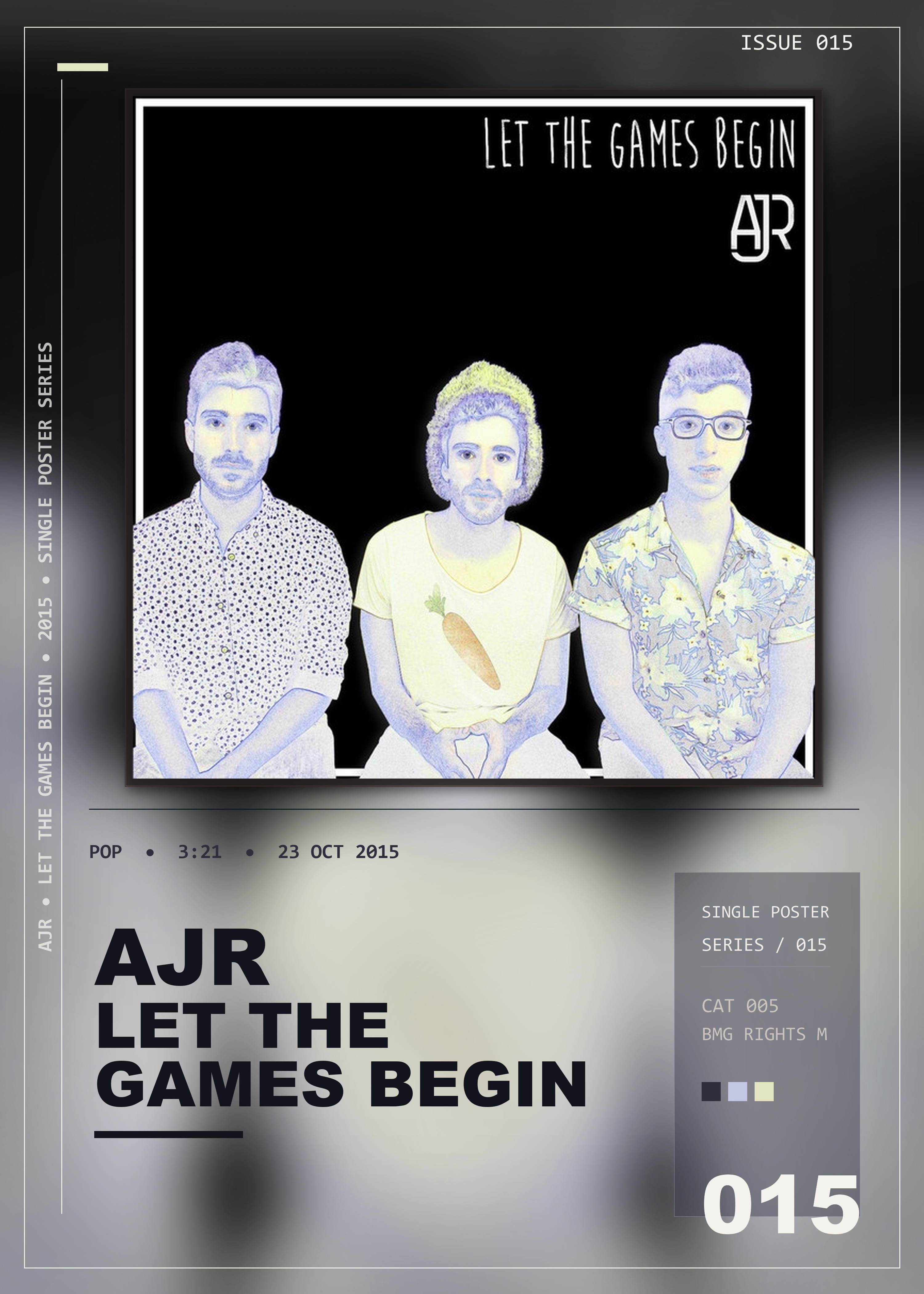 Music poster: AJR - Let the Games Begin