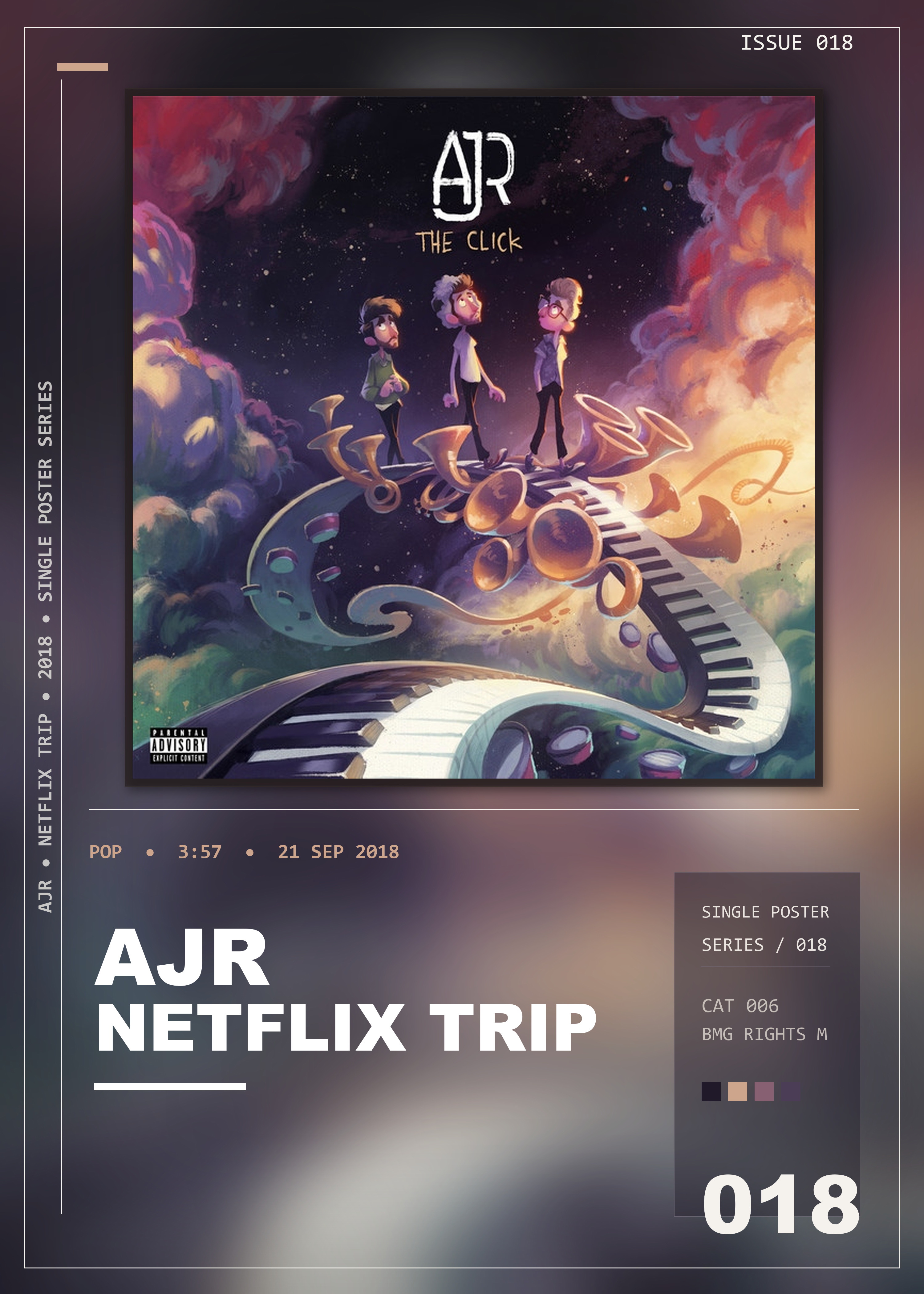 Music poster: AJR - Netflix Trip