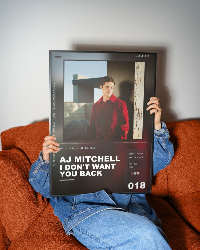 Music poster: AJ Mitchell - I Dont Want You Back