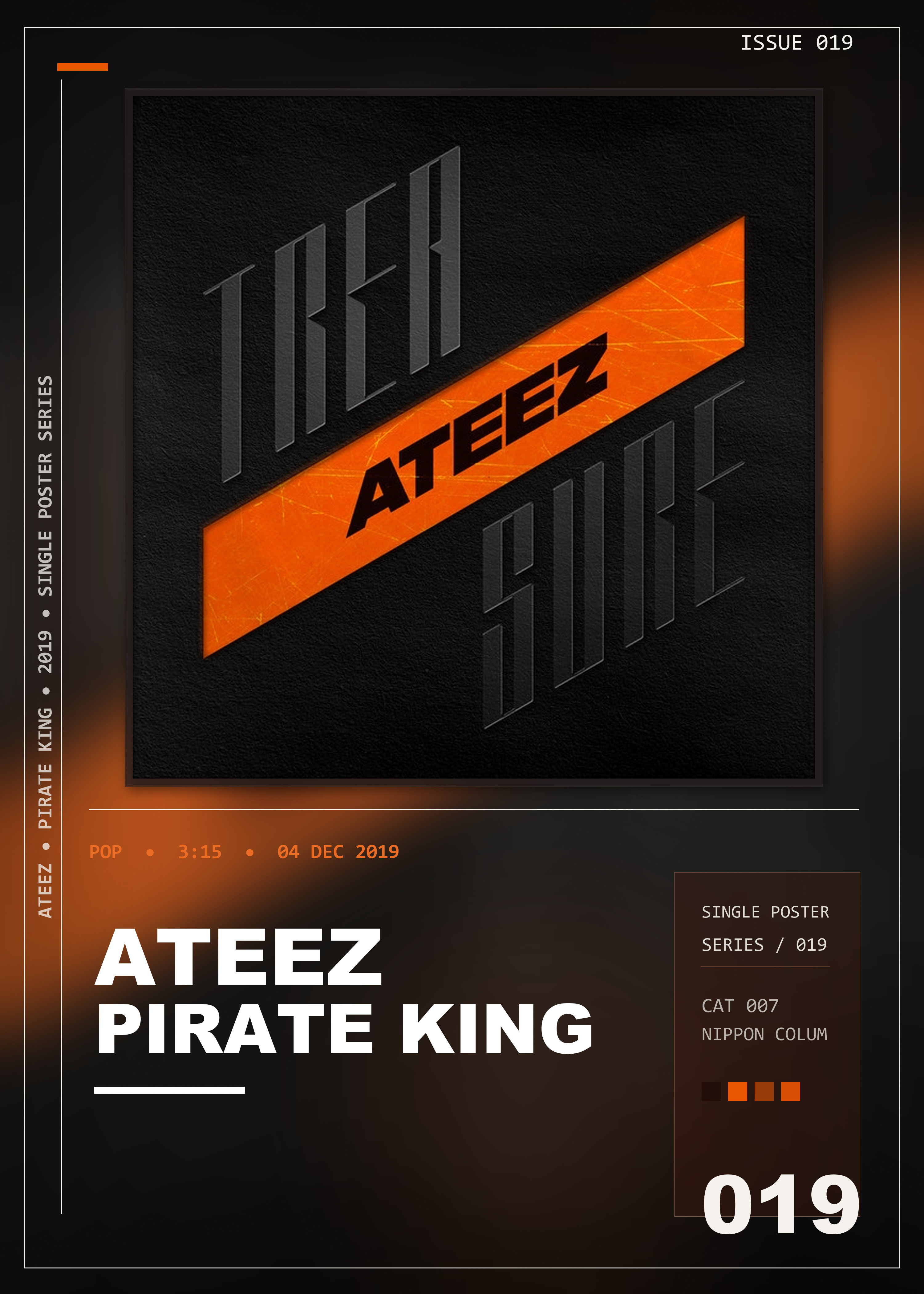 Music poster: ATEEZ - Pirate King