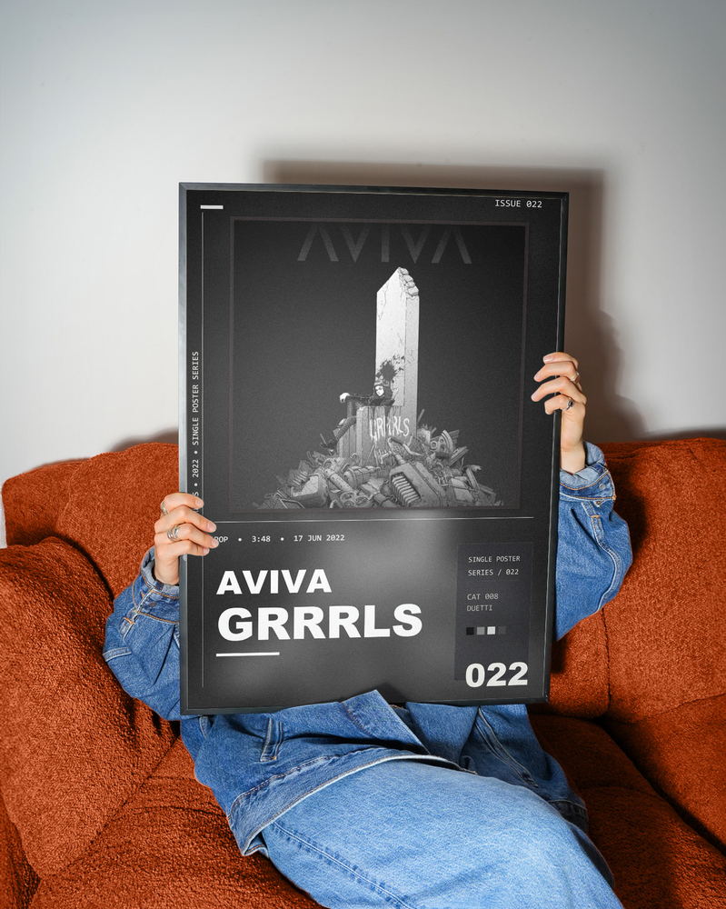 Music poster: AViVA - GRRRLS