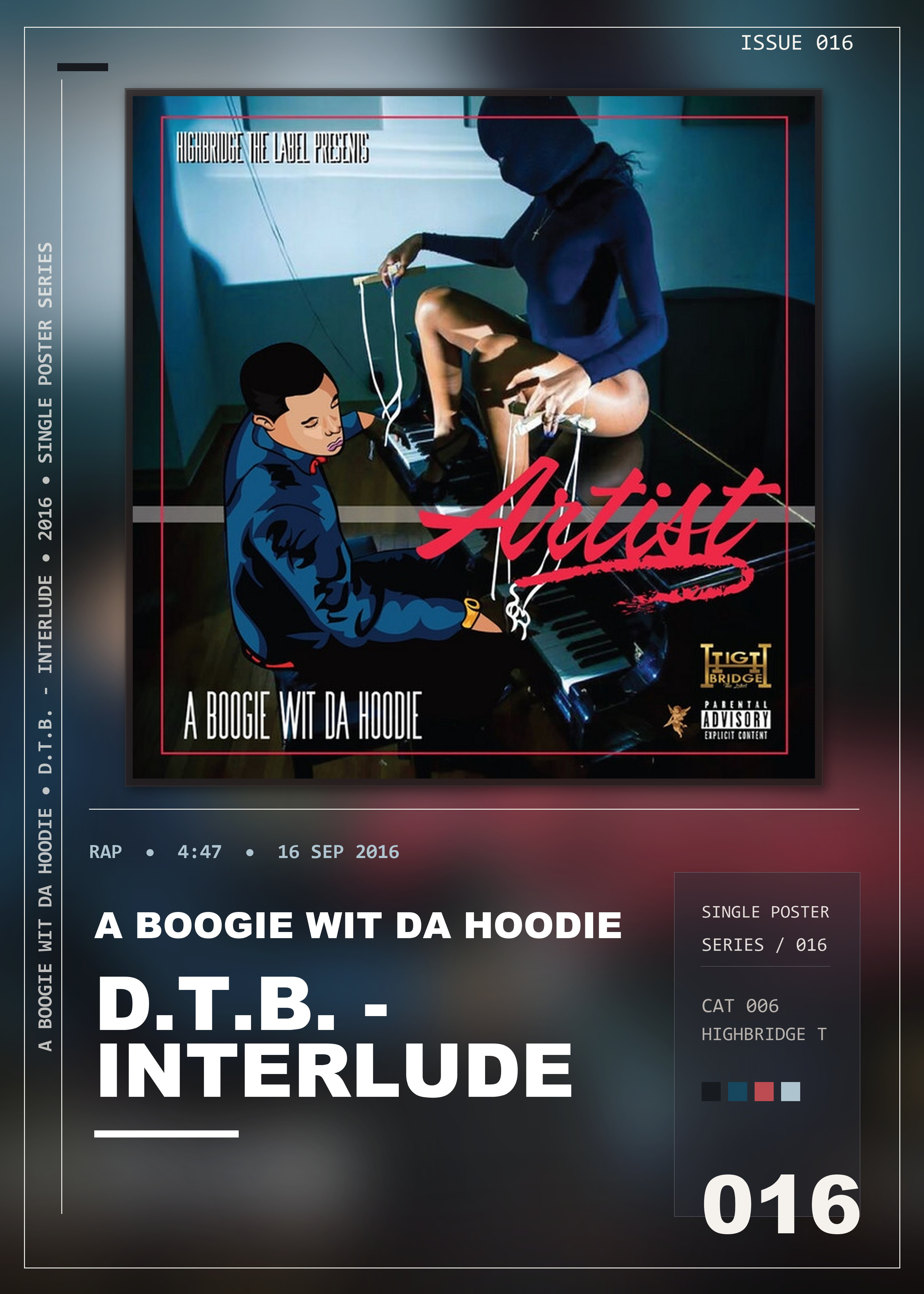 Music poster: A Boogie Wit da Hoodie - DTB - Interlude