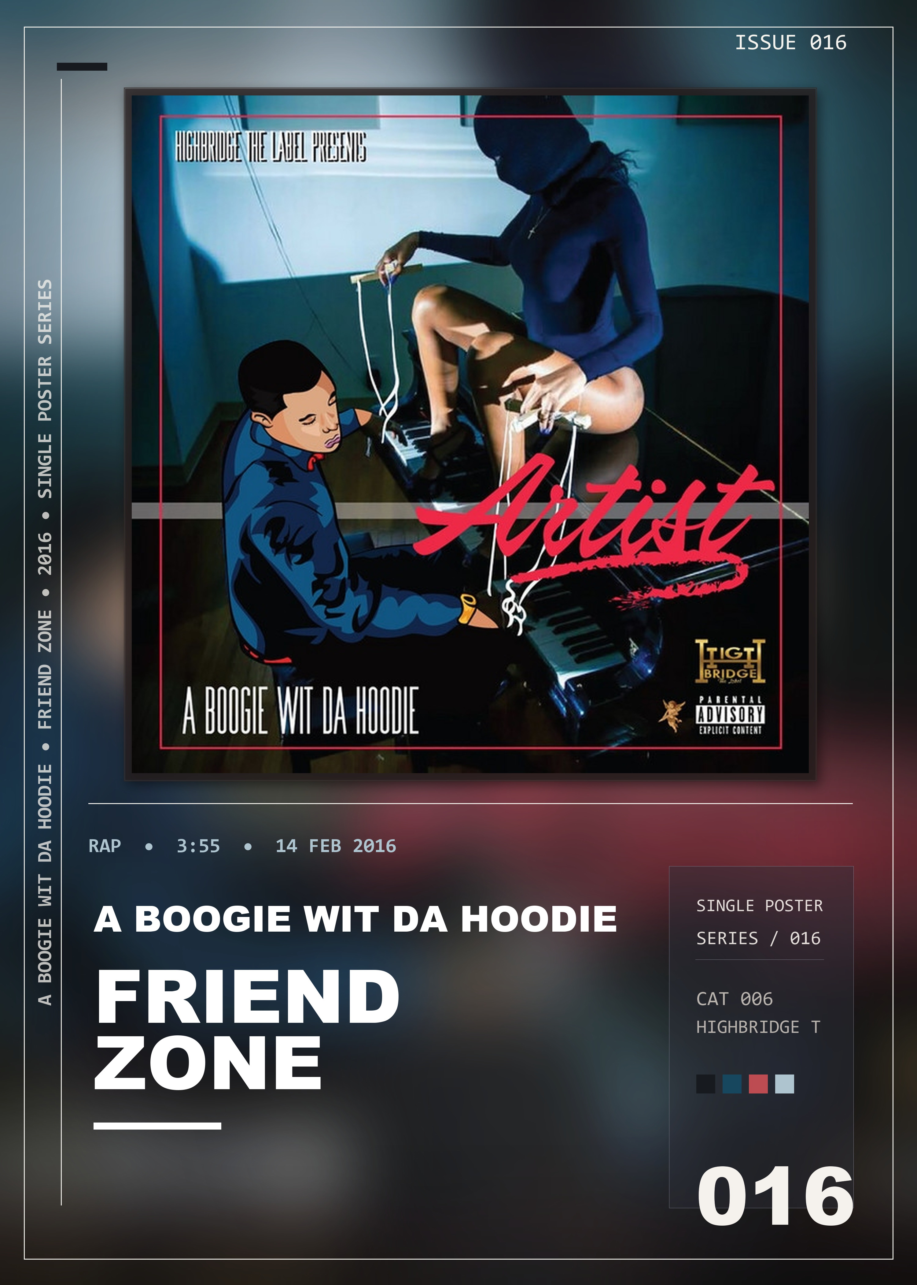 Music poster: A Boogie Wit da Hoodie - Friend Zone