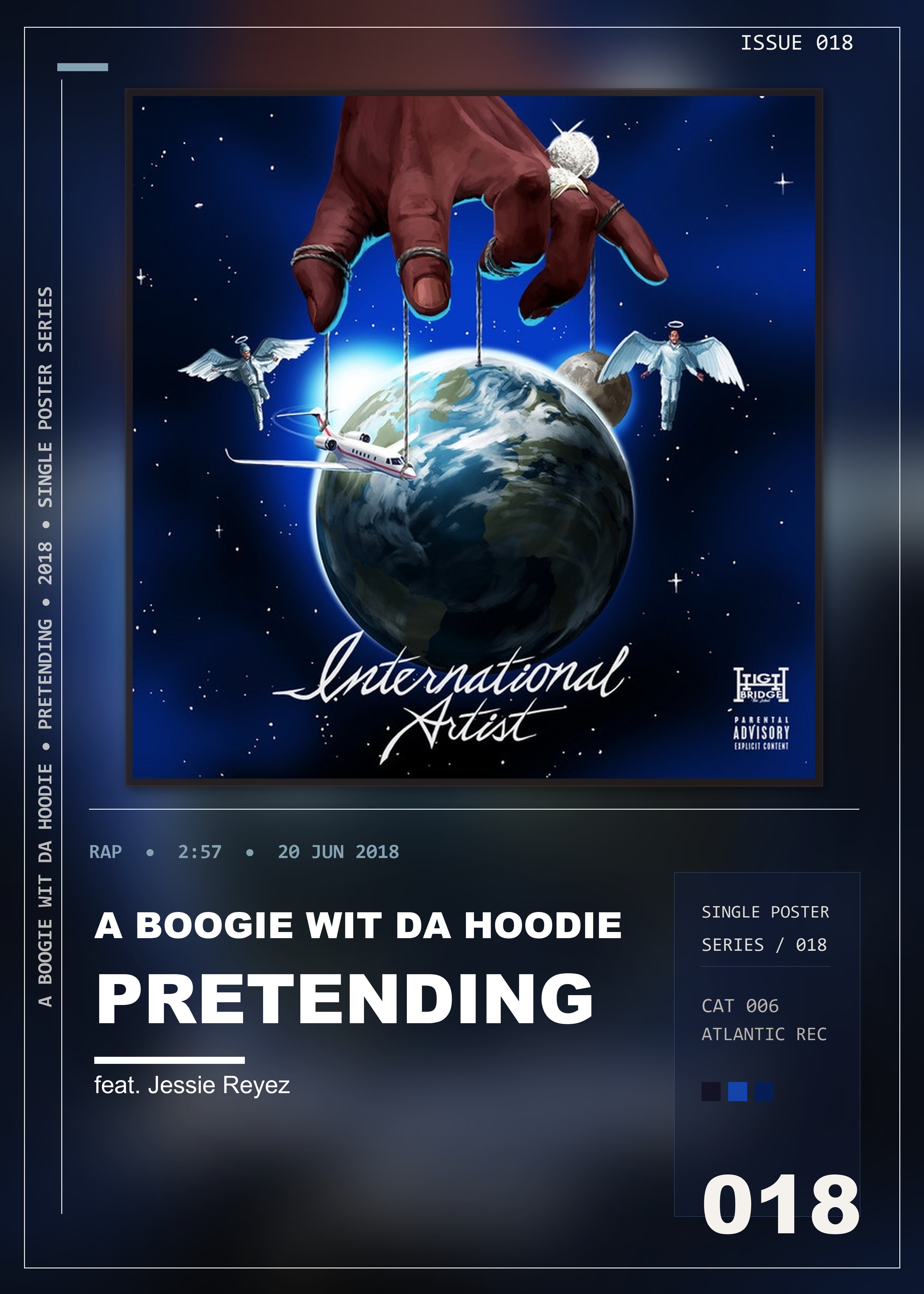 Music poster: A Boogie Wit da Hoodie - Pretending feat Jessie Reyez
