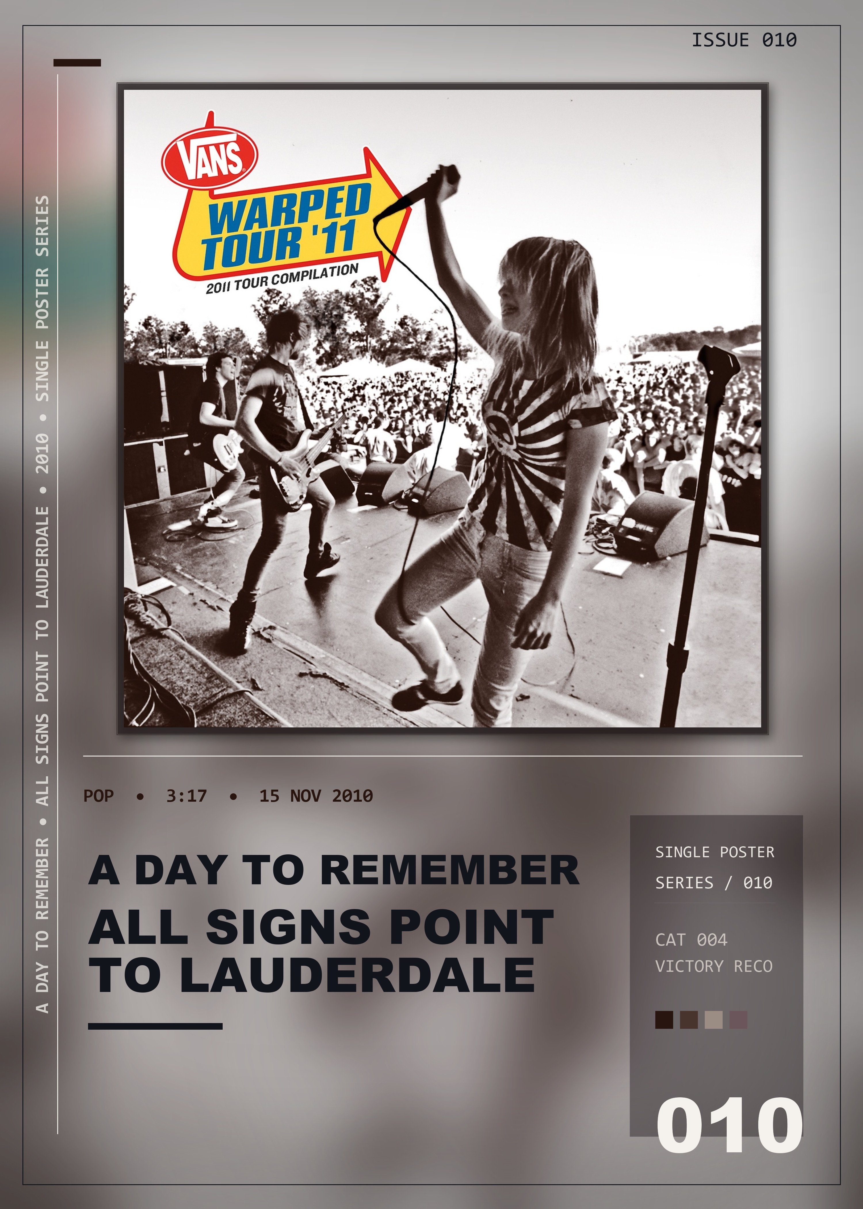 Music poster: A Day To Remember - All Signs Point to Lauderdale