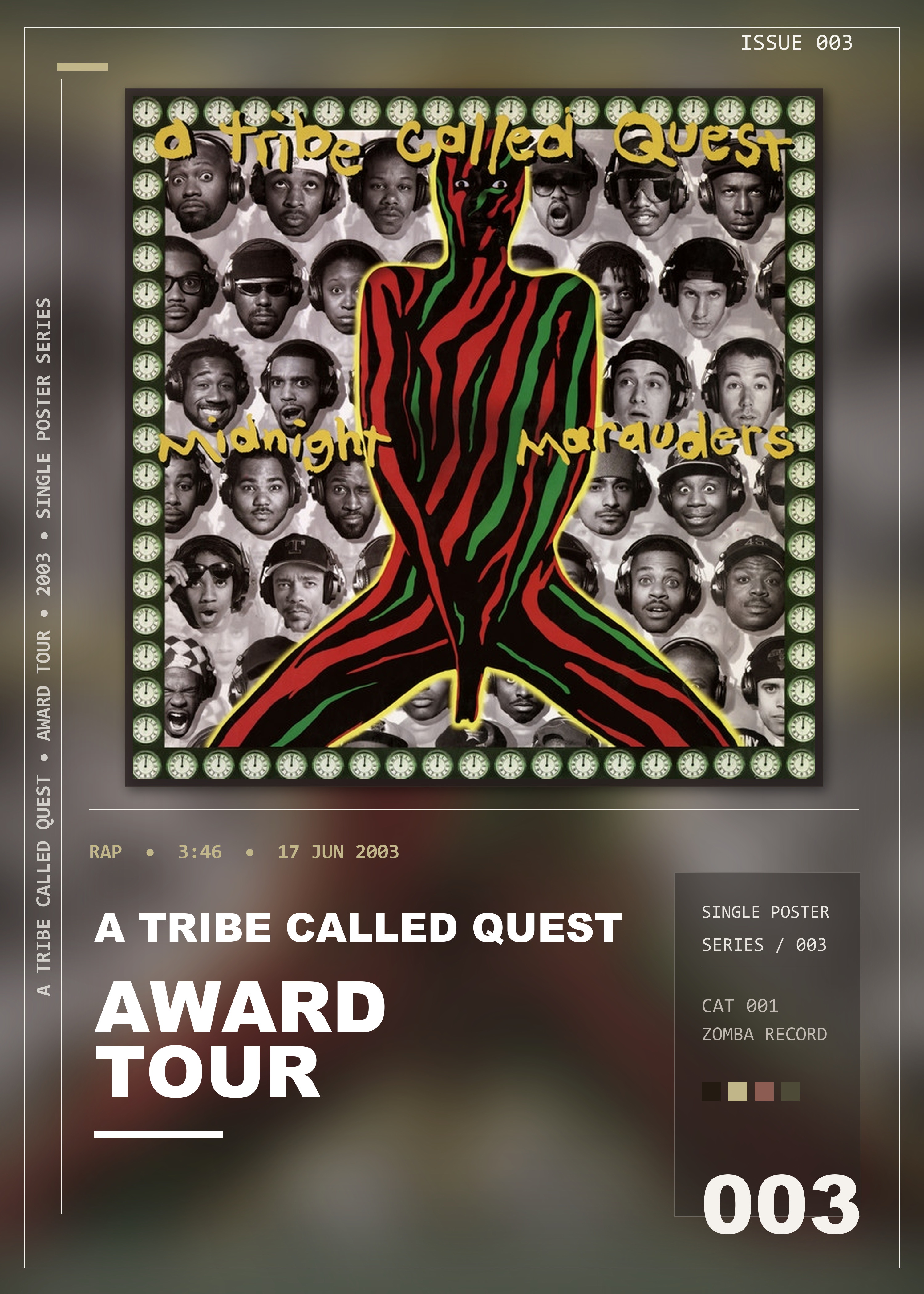 Music poster: A Tribe Called Quest - Award Tour