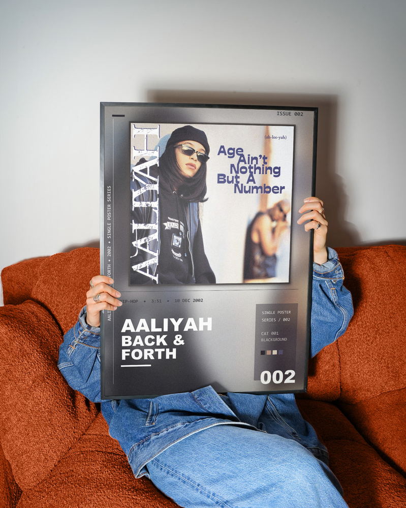 Music poster: Aaliyah - Back Forth