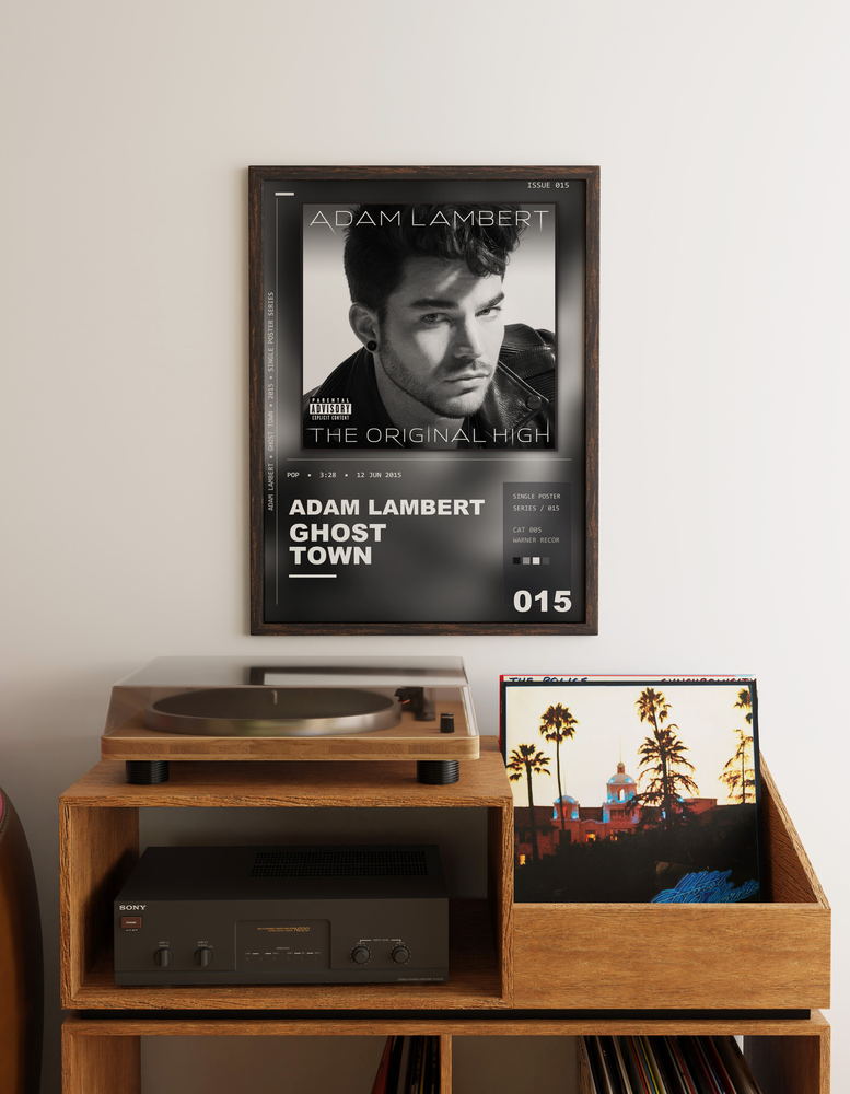 Music poster: Adam Lambert - Ghost Town