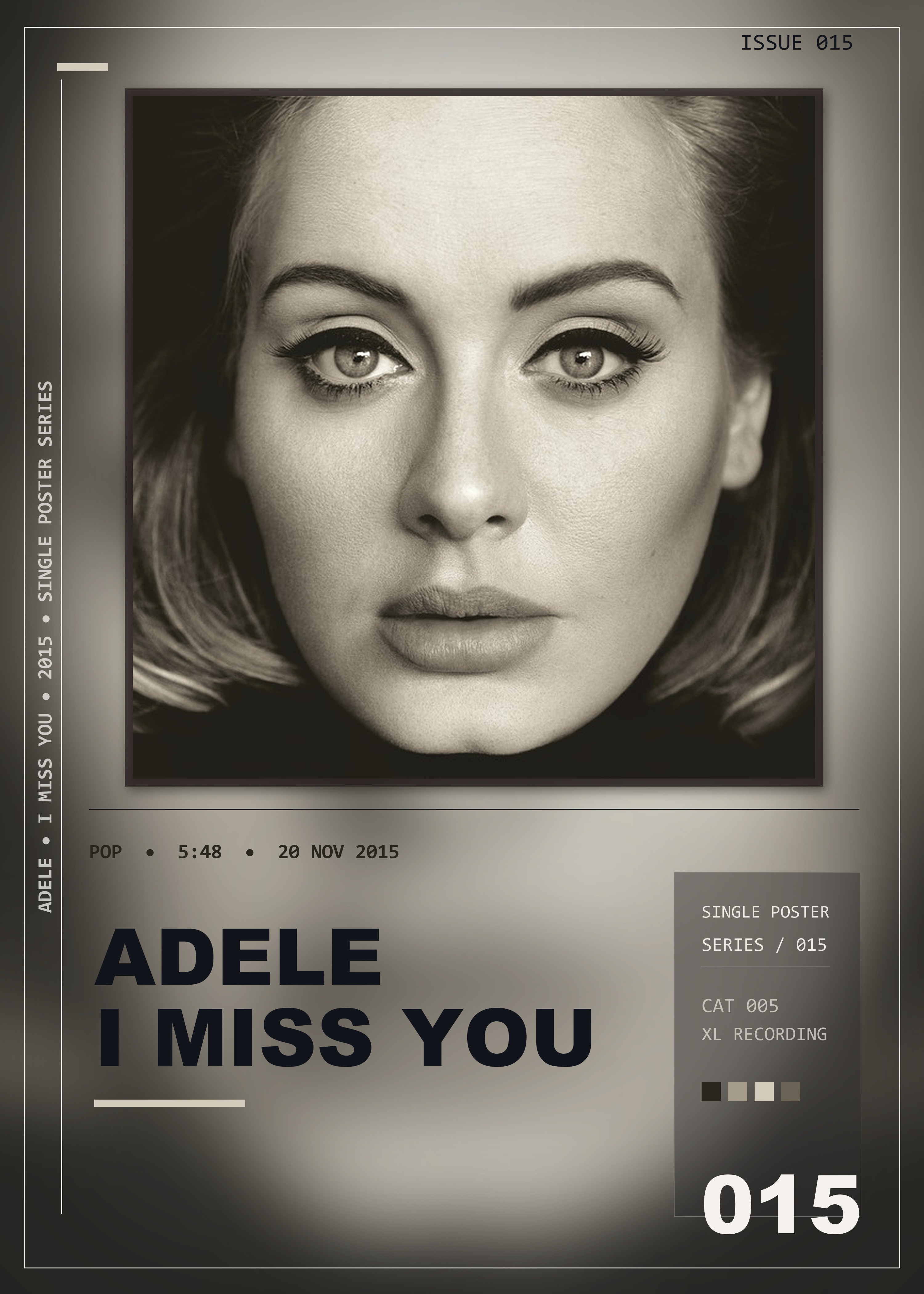 Music poster: Adele - I Miss You