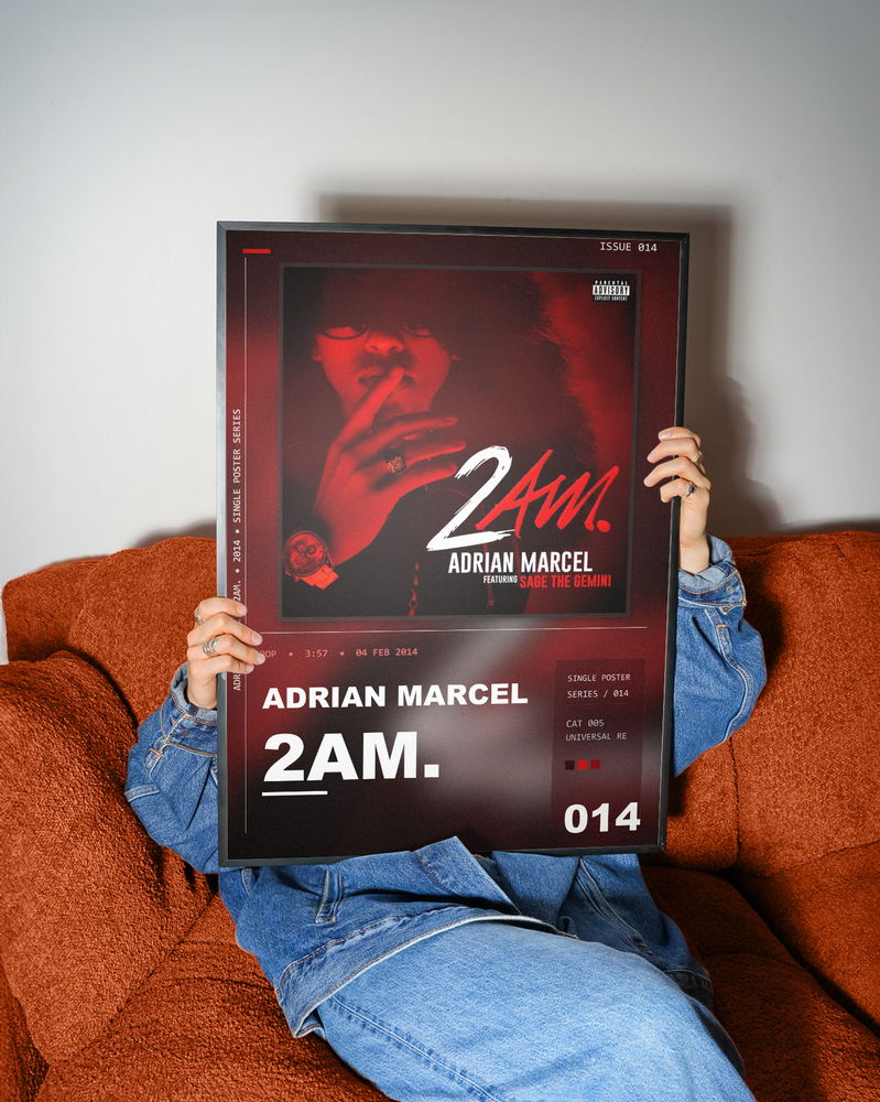 Music poster: Adrian Marcel - 2AM