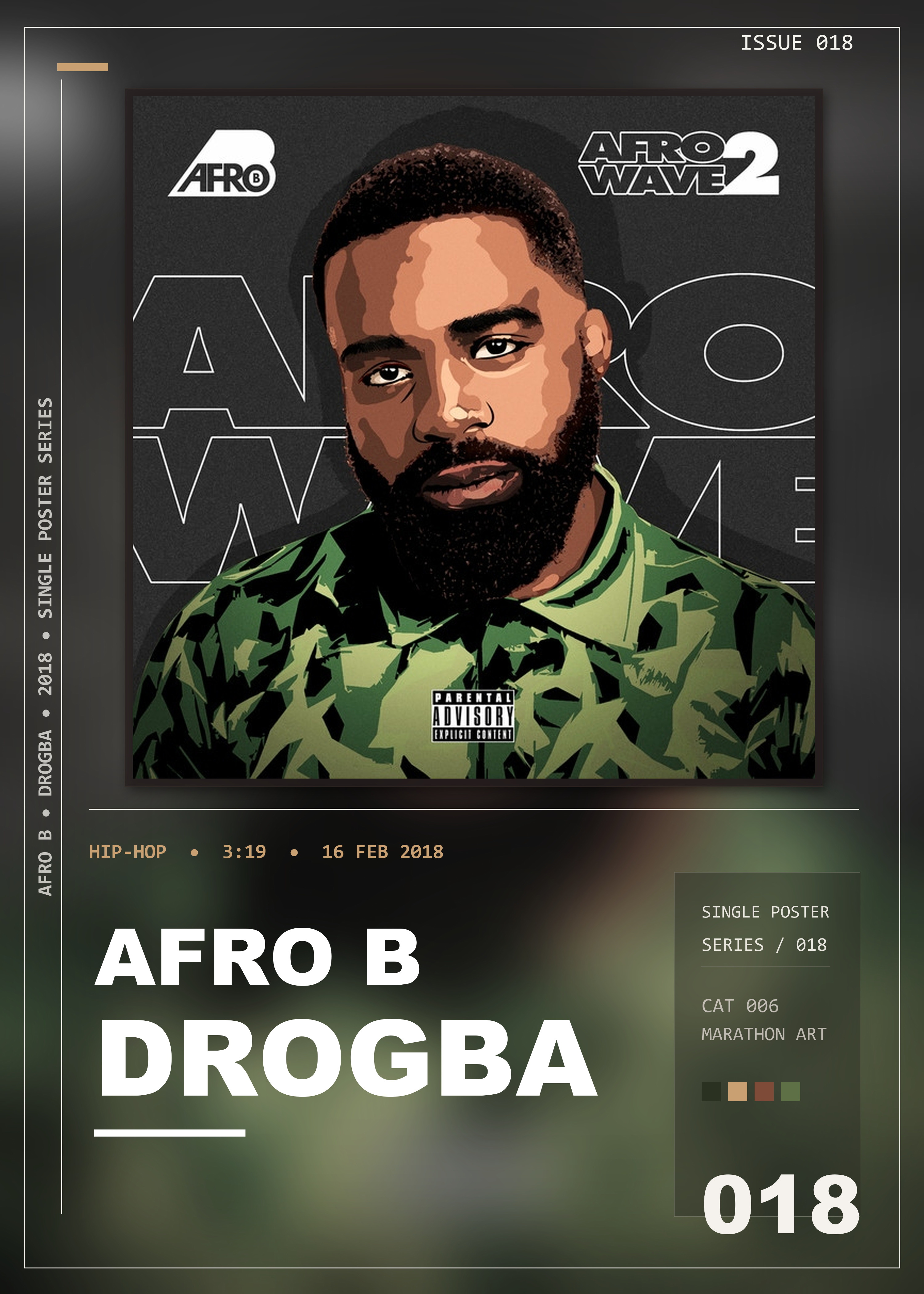 Music poster: Afro B - Drogba Joanna