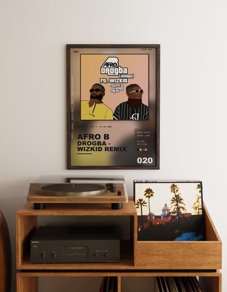 Music poster: Afro B - Drogba Joanna - WizKid Remix