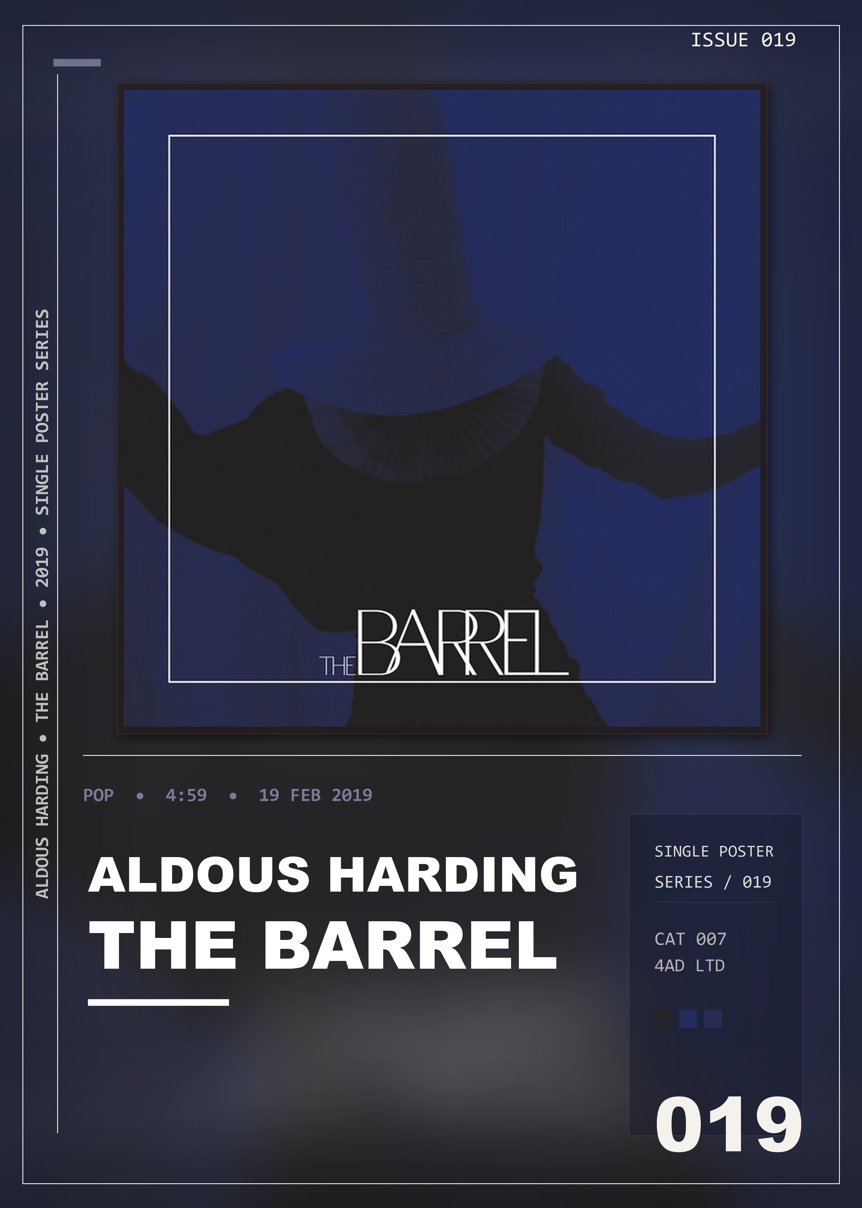 Music poster: Aldous Harding - The Barrel