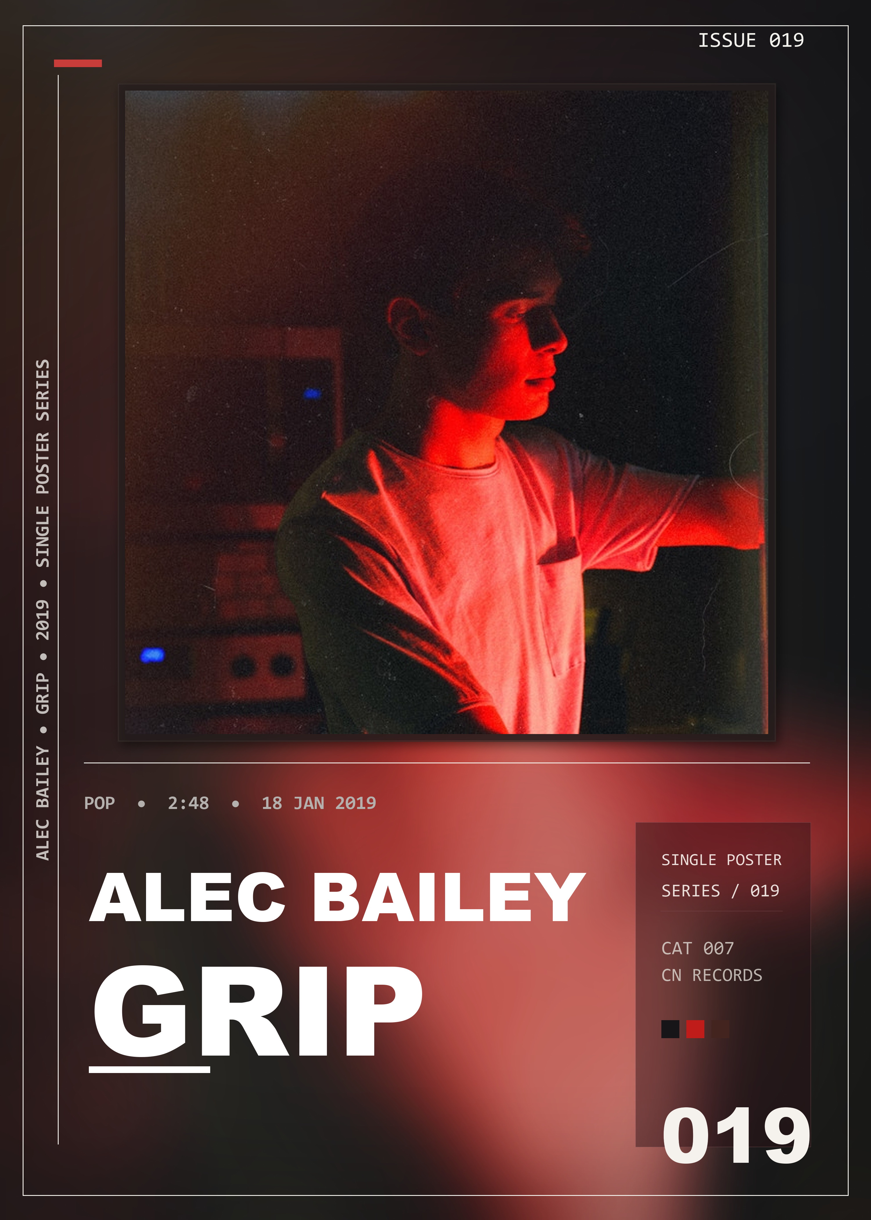 Music poster: Alec Bailey - Grip