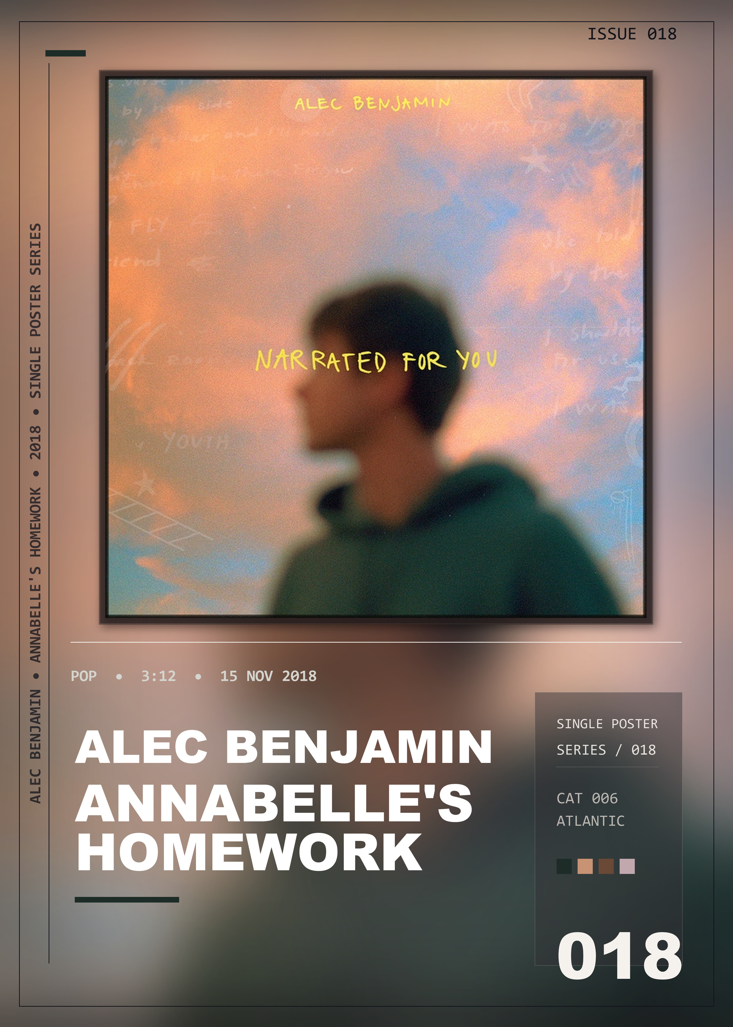 Music poster: Alec Benjamin - Annabelles Homework