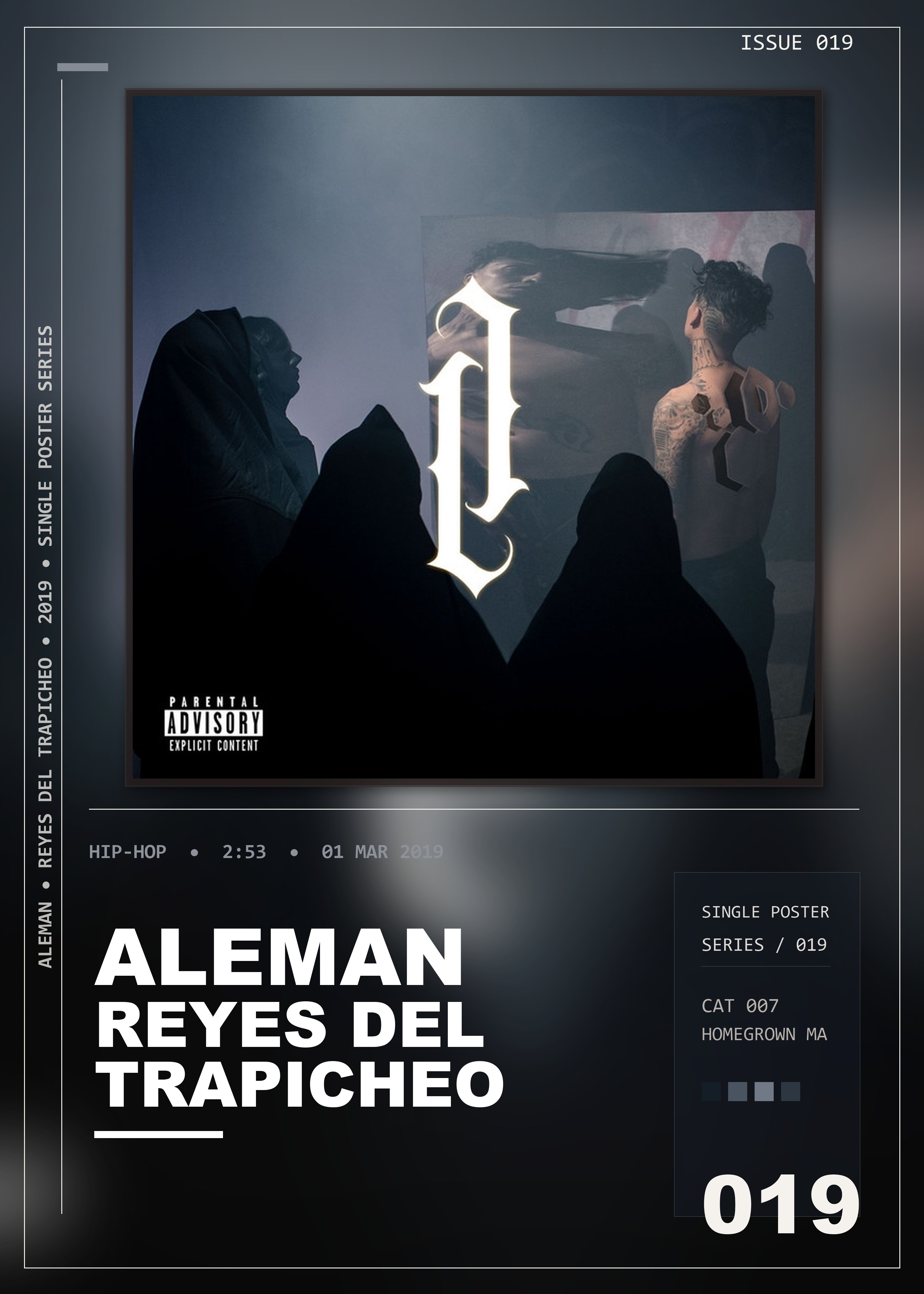 Music poster: Aleman - Reyes del Trapicheo