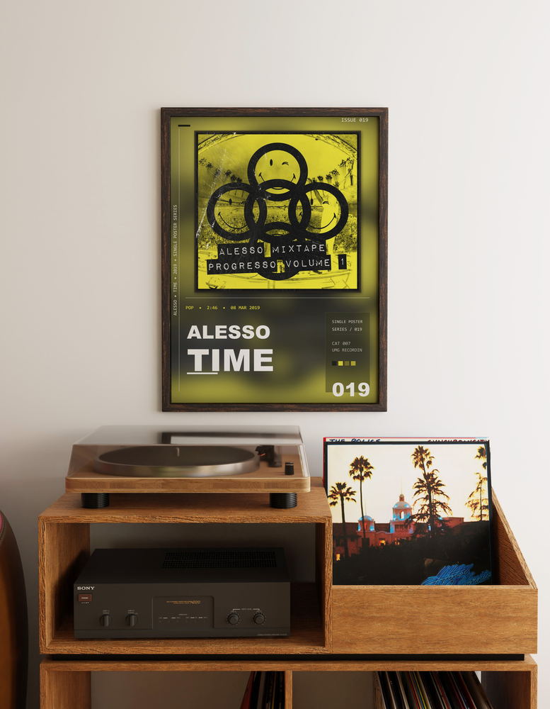 Music poster: Alesso - TIME