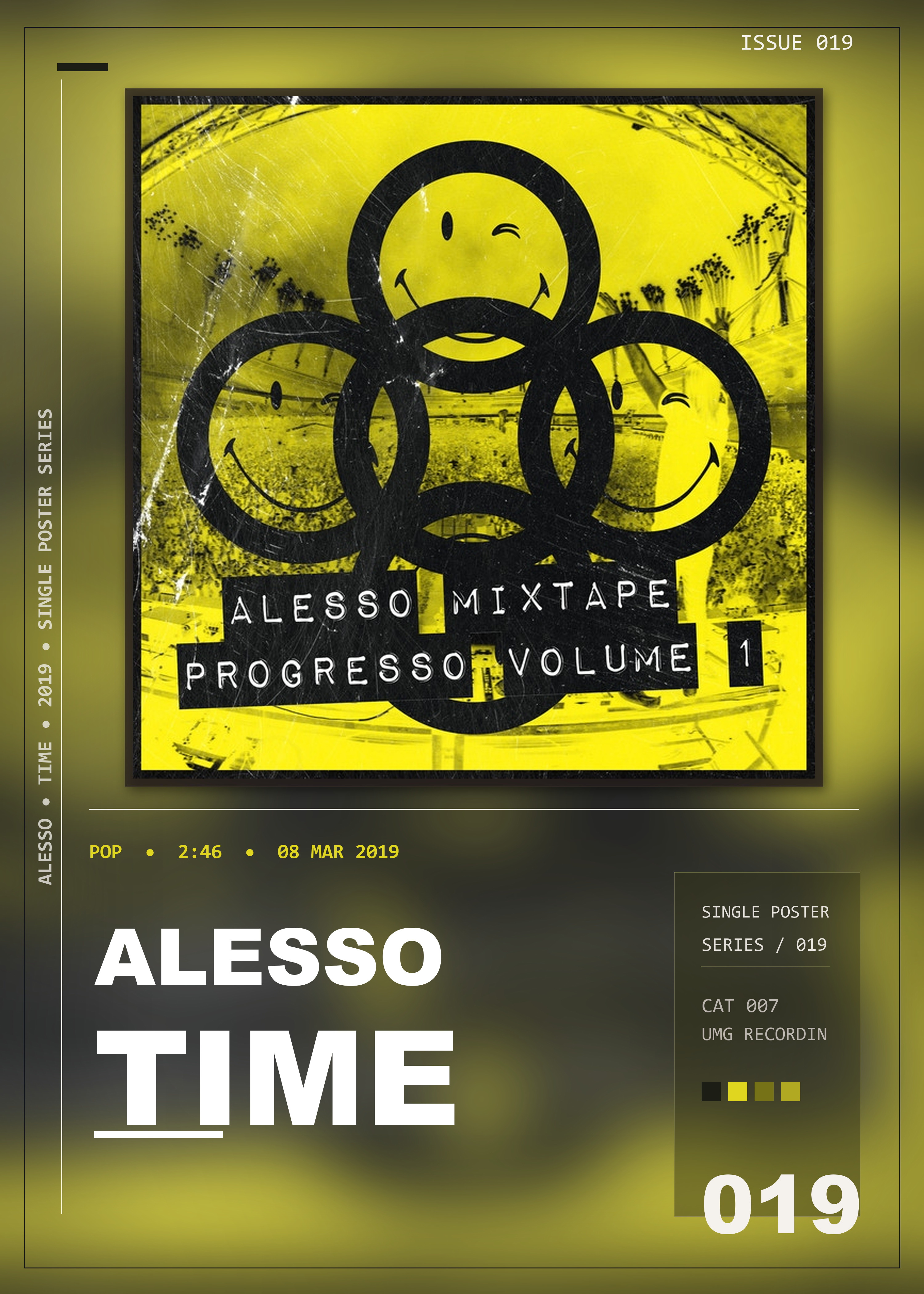 Music poster: Alesso - TIME