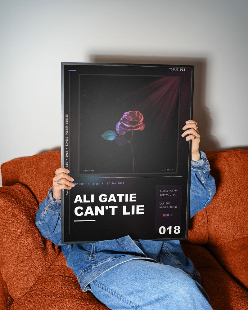 Music poster: Ali Gatie - Cant Lie