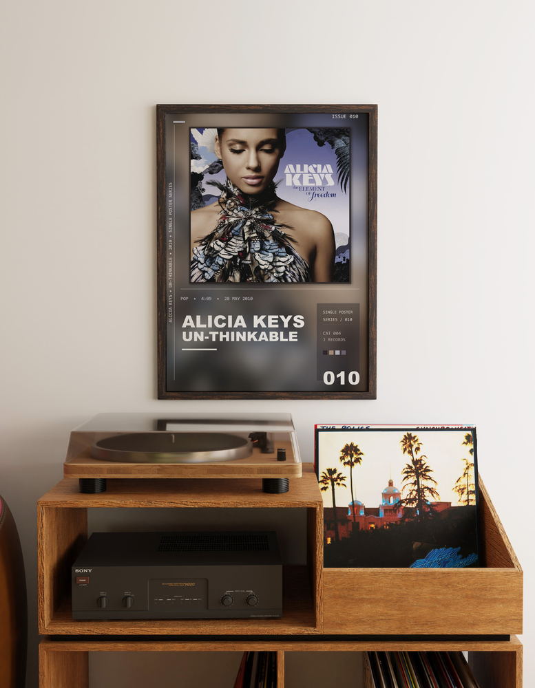 Music poster: Alicia Keys - Un-thinkable Im Ready