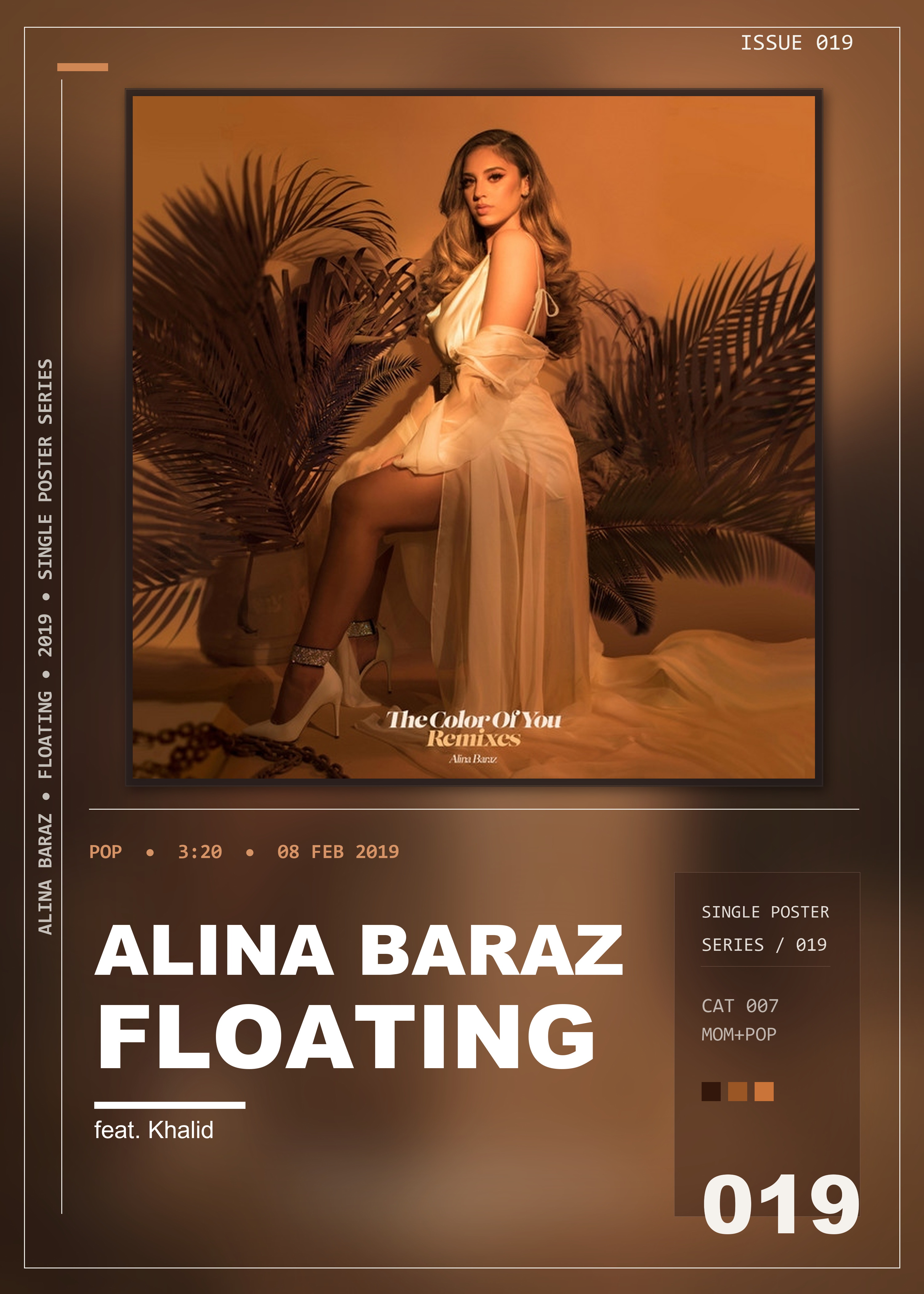 Music poster: Alina Baraz - Floating feat Khalid filous Remix