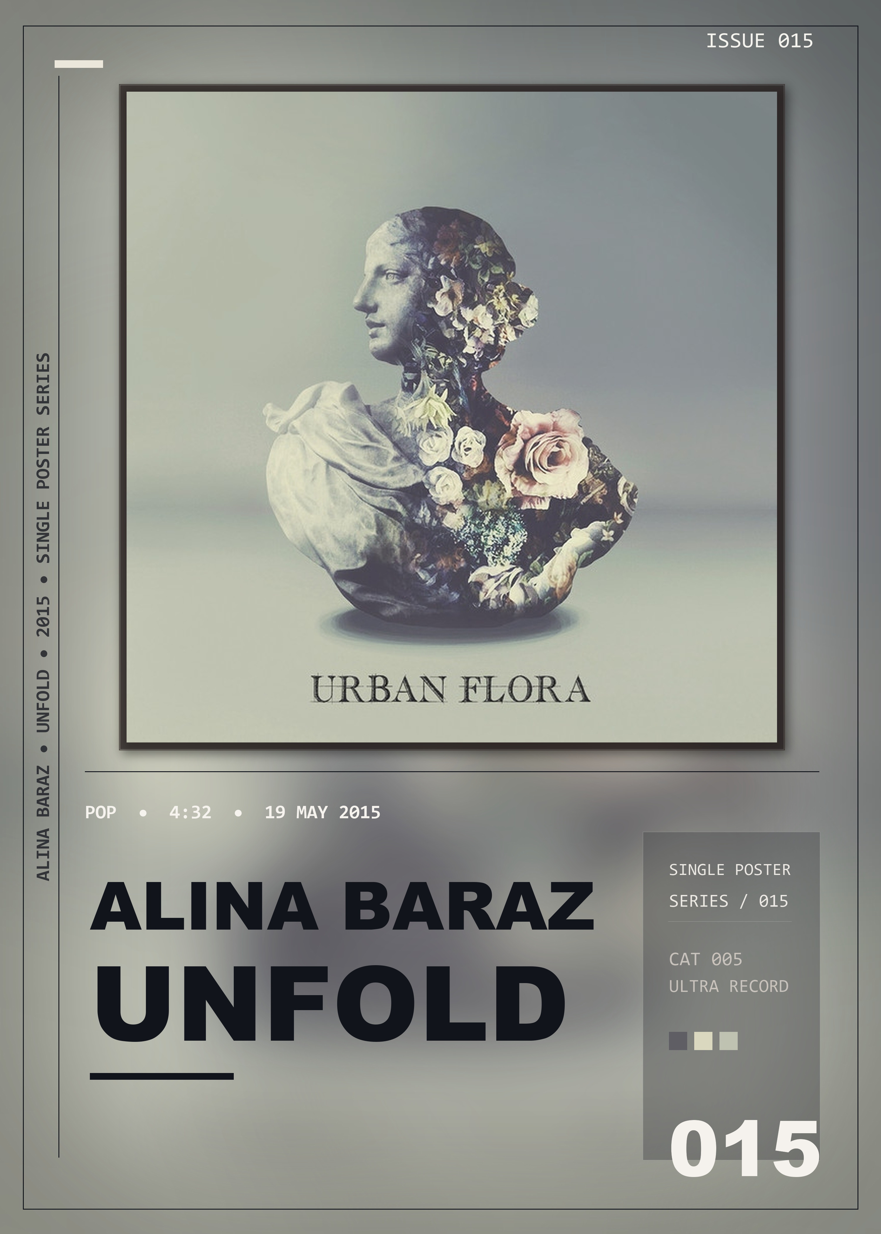 Music poster: Alina Baraz - Unfold