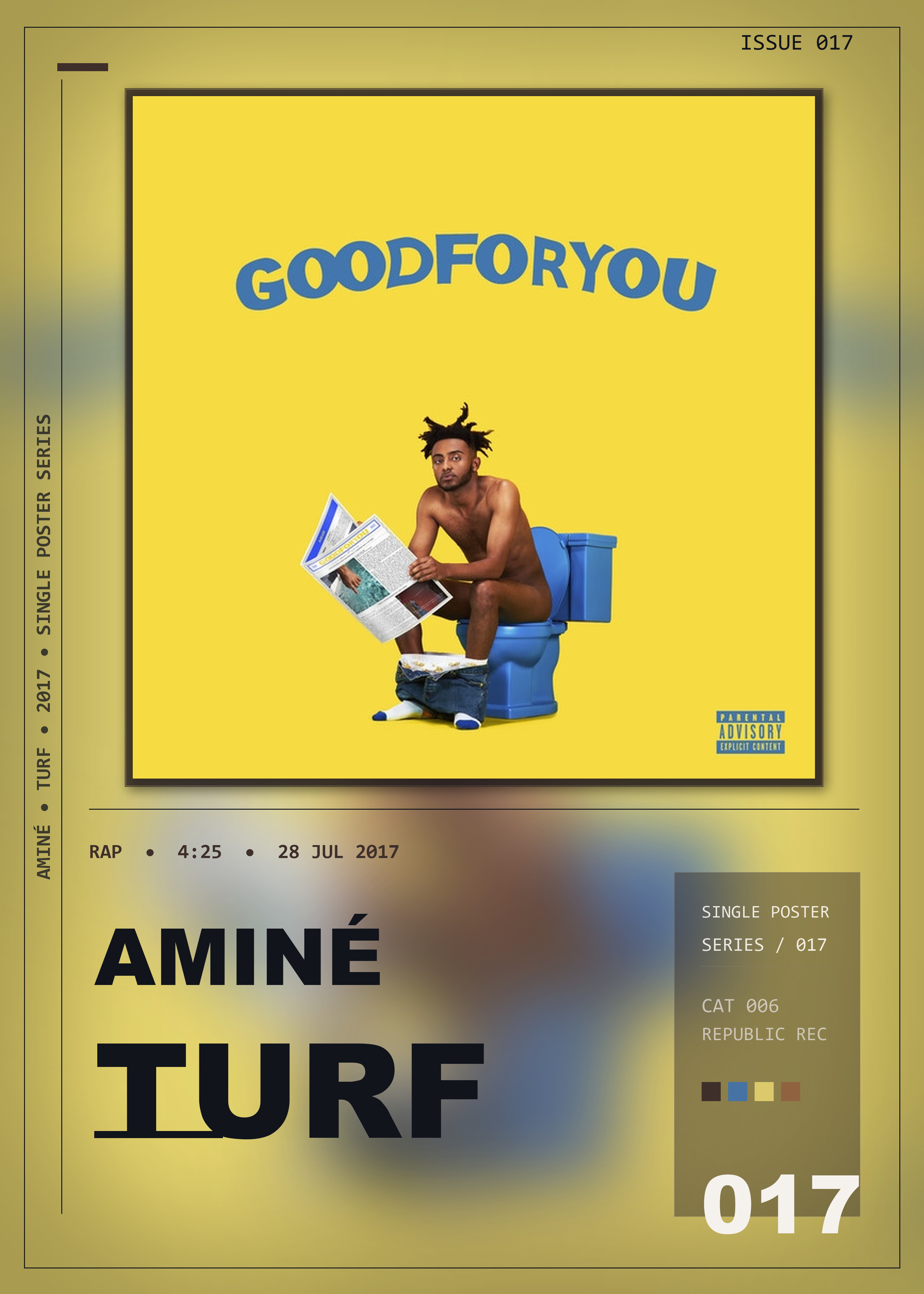 Music poster: Aminé - Turf