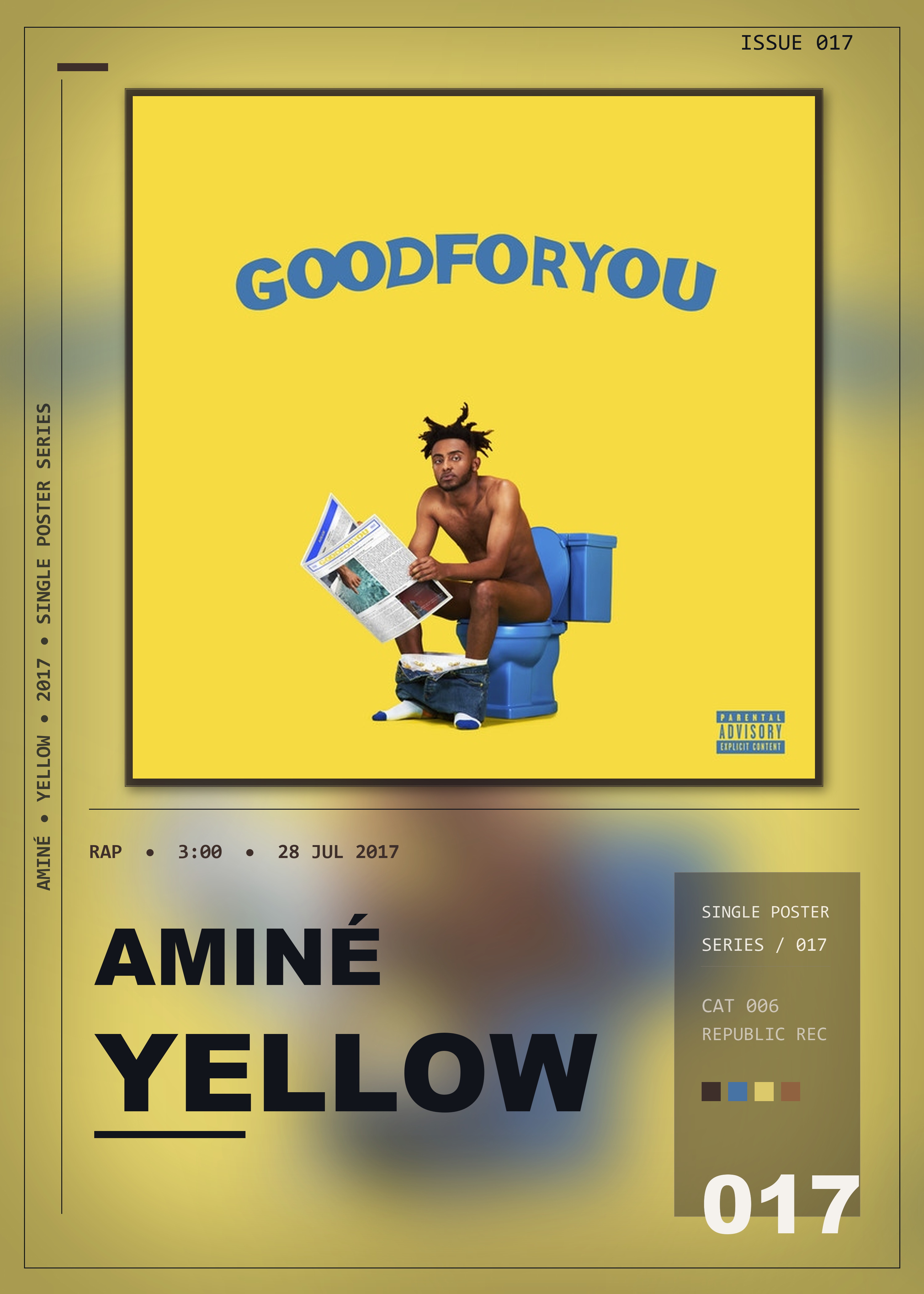 Music poster: Aminé - Yellow